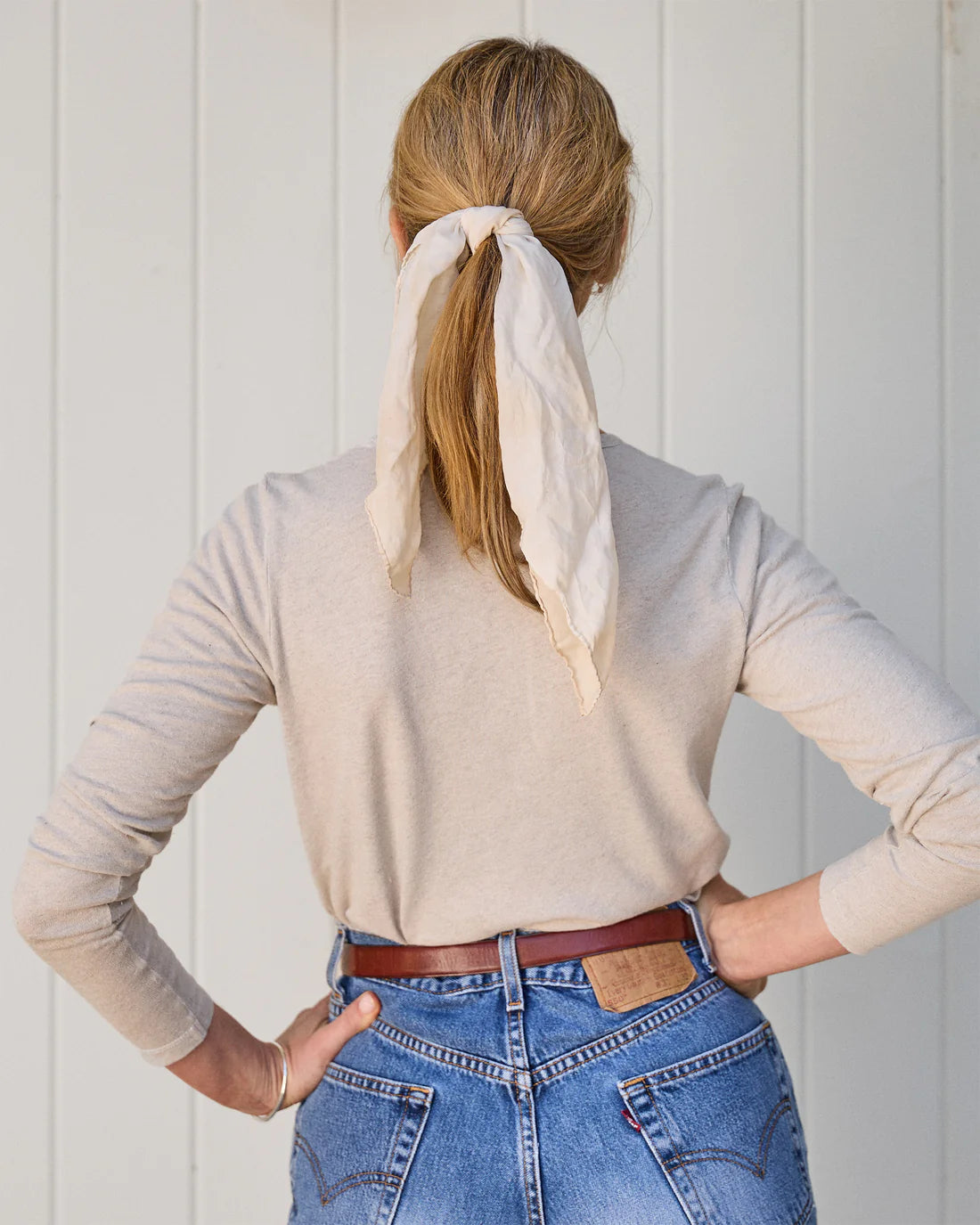 Women's Long Sleeve Sun Tee - Bone