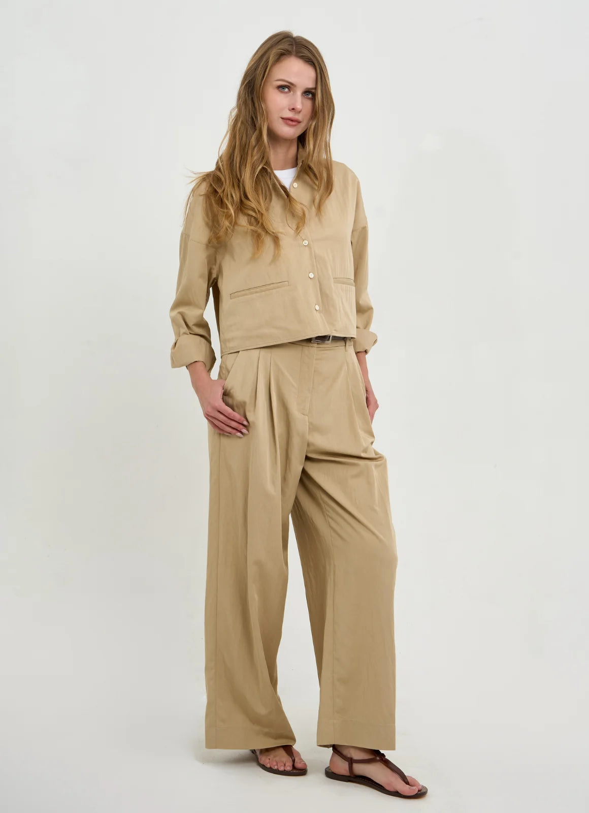 Elsa Shirt - Sandwashed Lemon