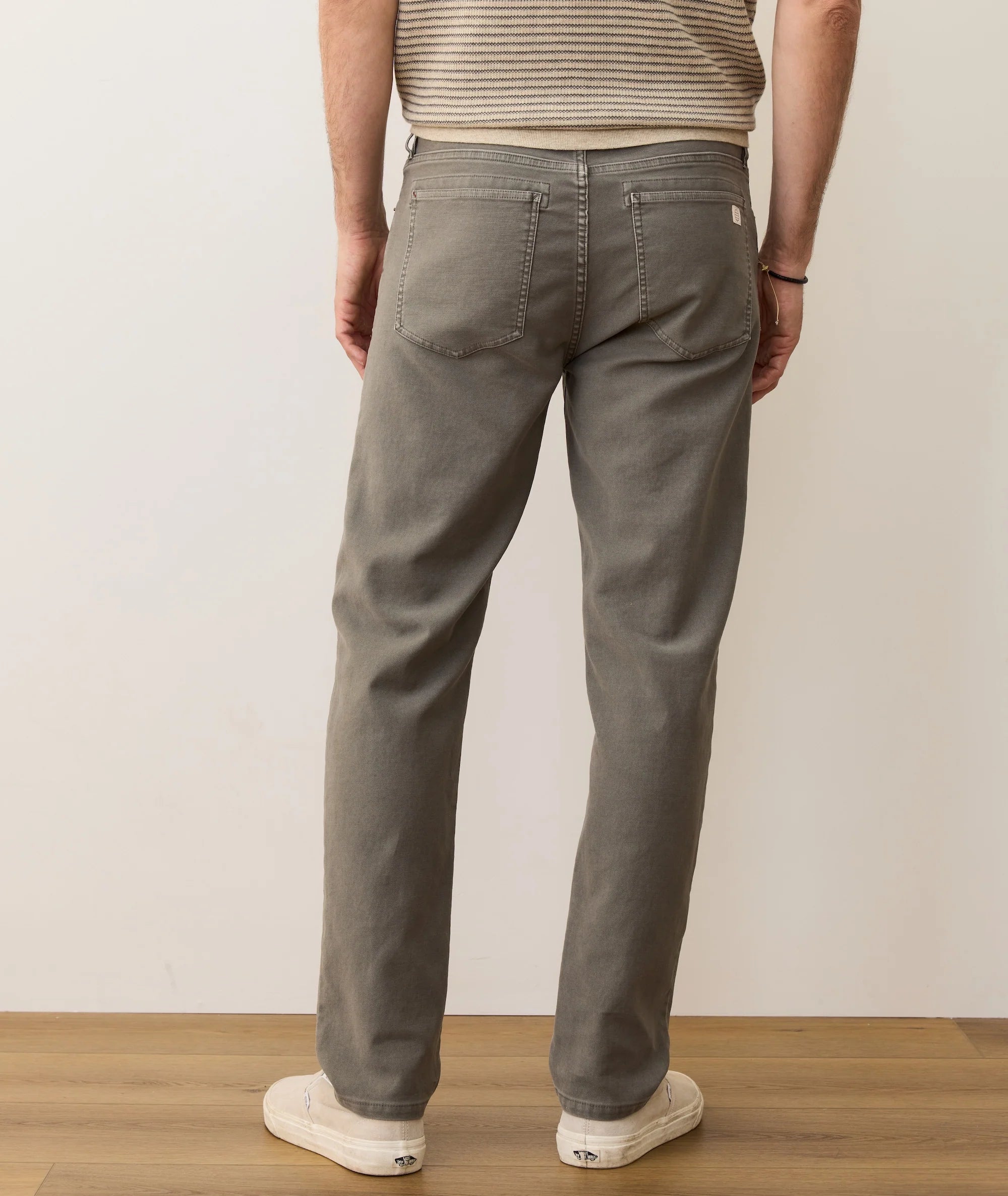 Flex Terry Slim Straight Pant - Olive