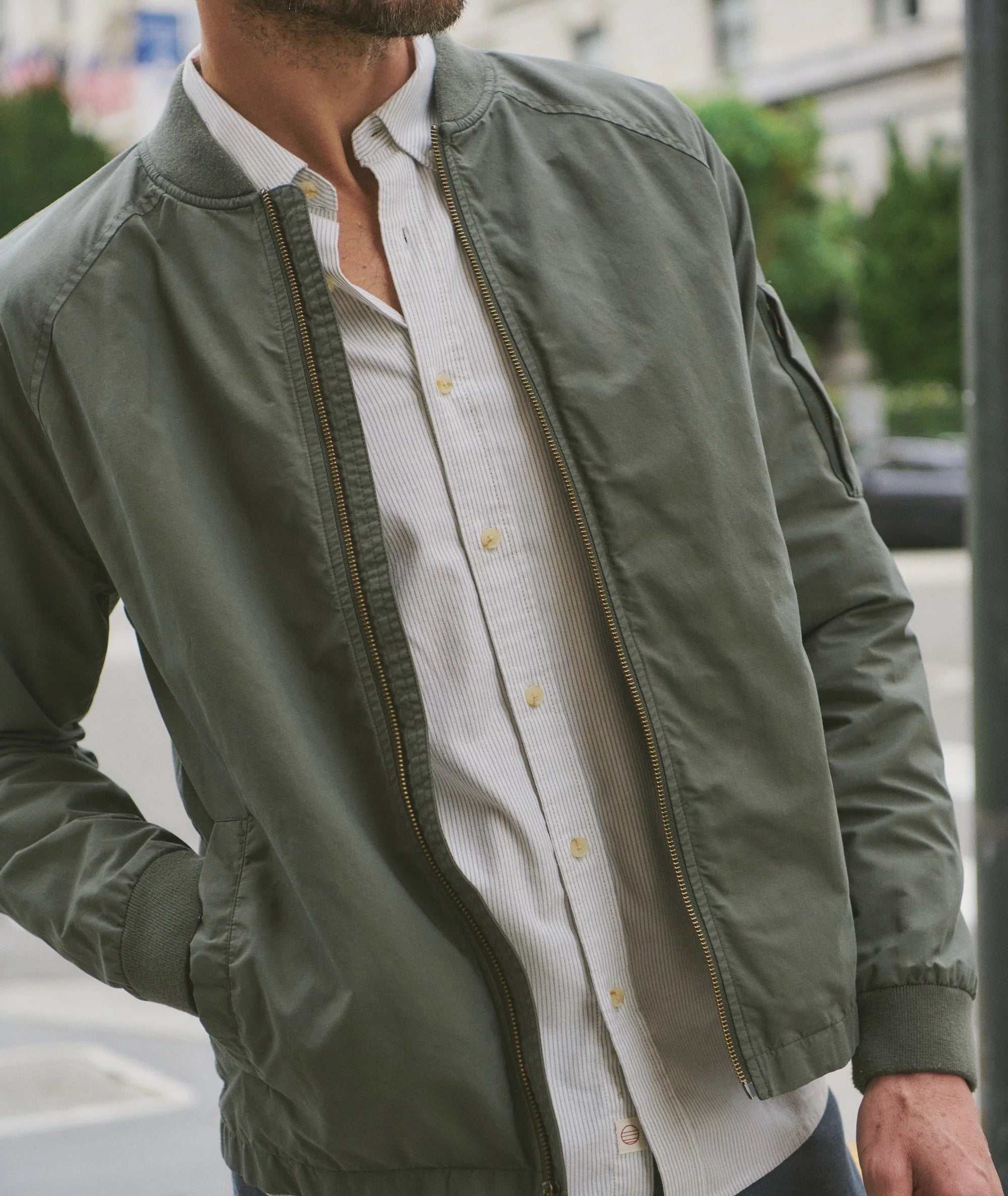 Glenn Wax Canvas Bomber