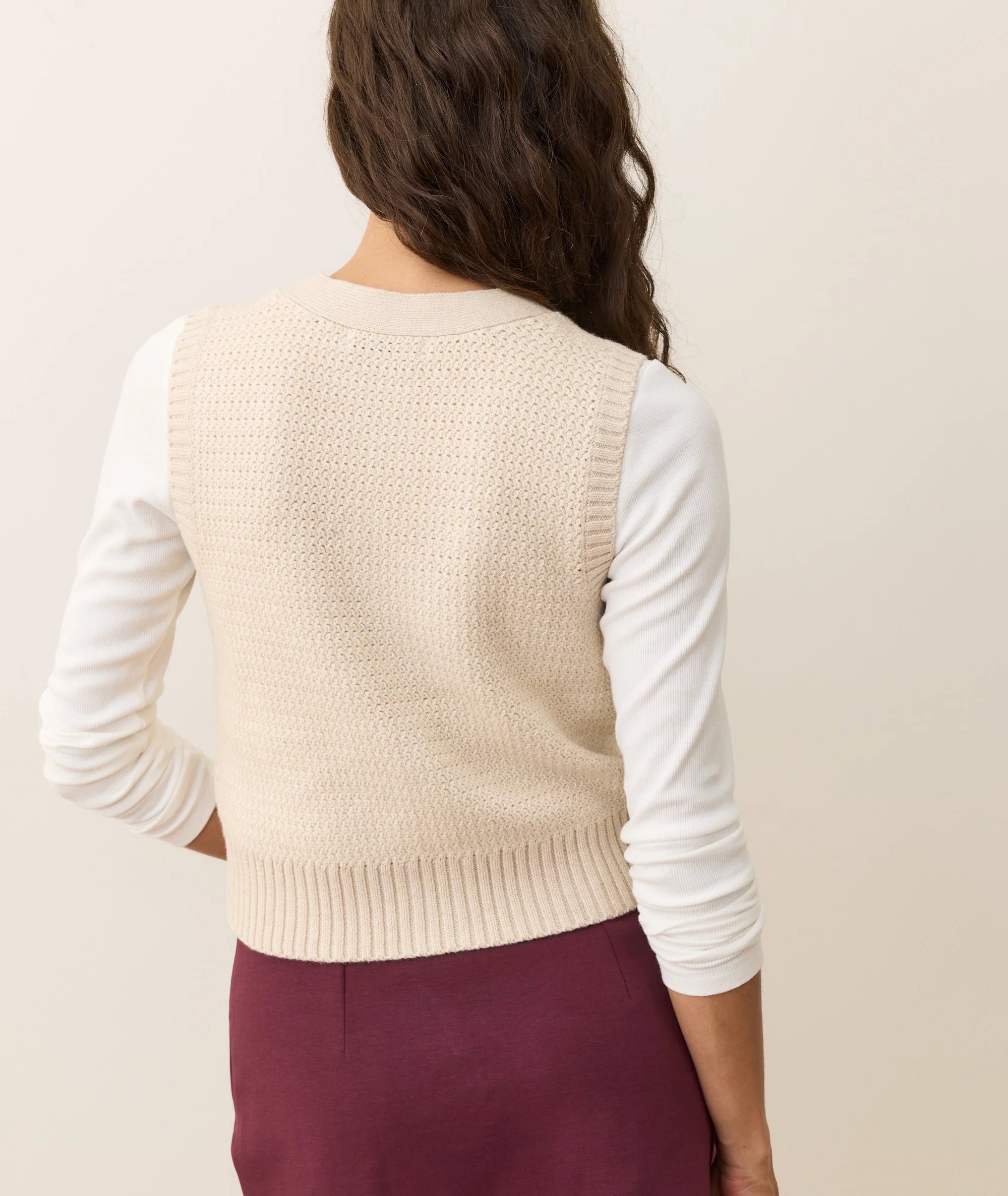 Robin Textured Sweater Vest