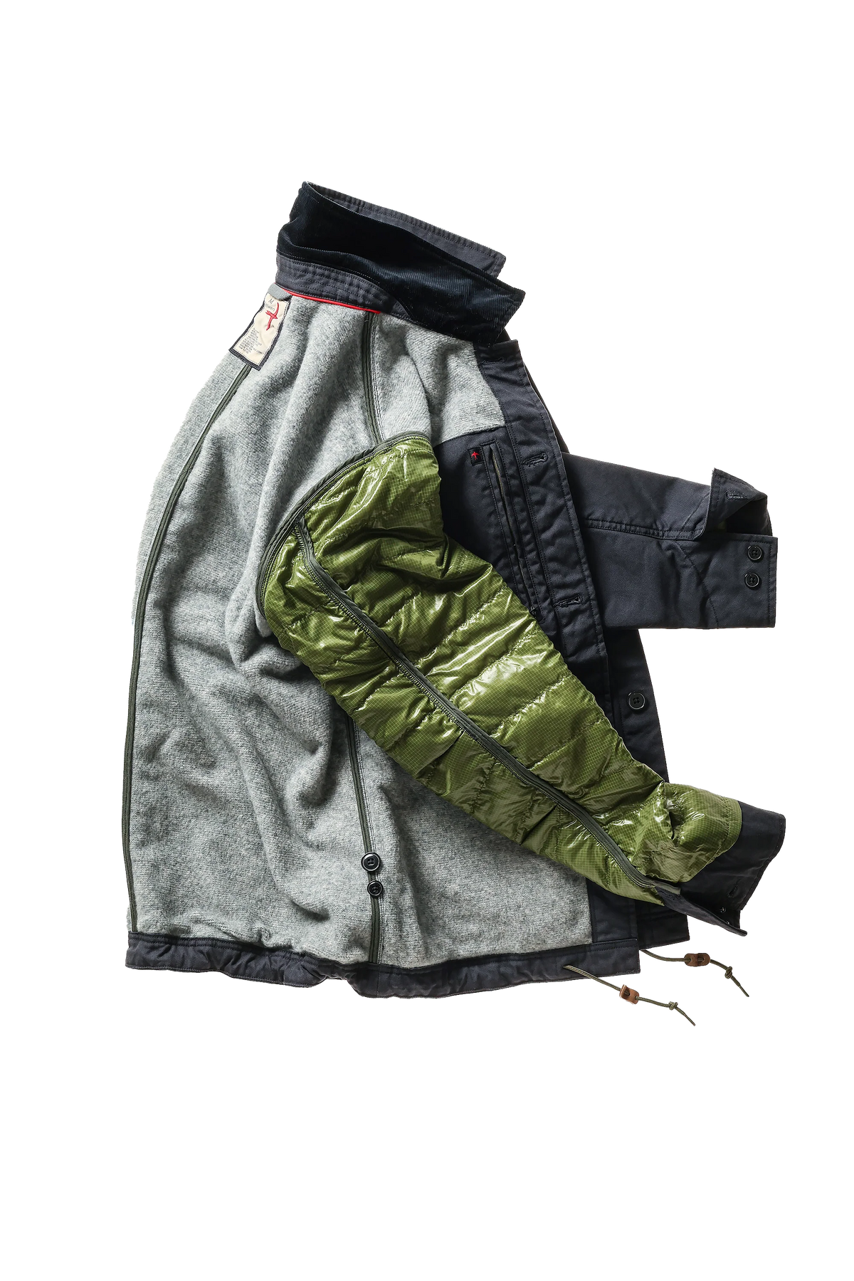 Pile-Lined Chore Coat - Dark Navy