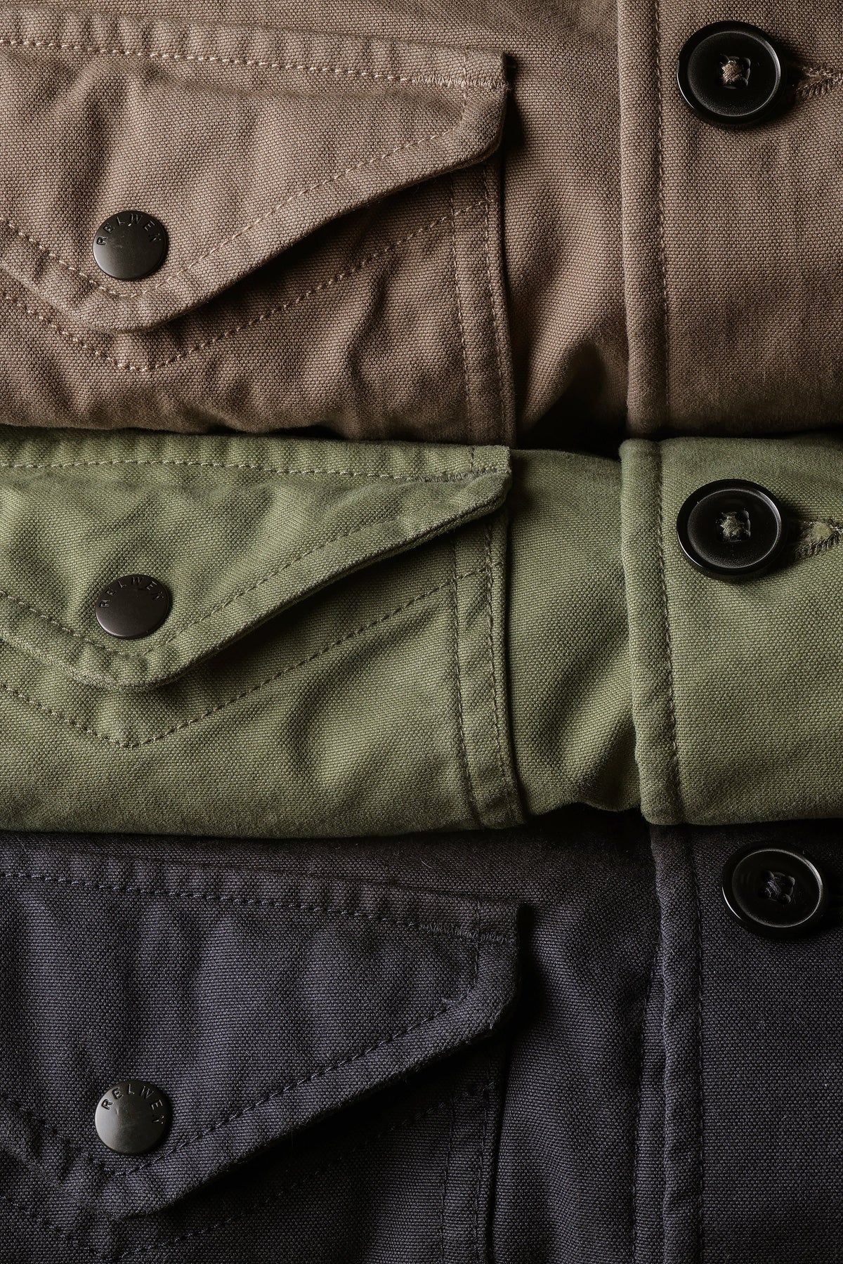 Pile-Lined Chore Coat - Dark Navy