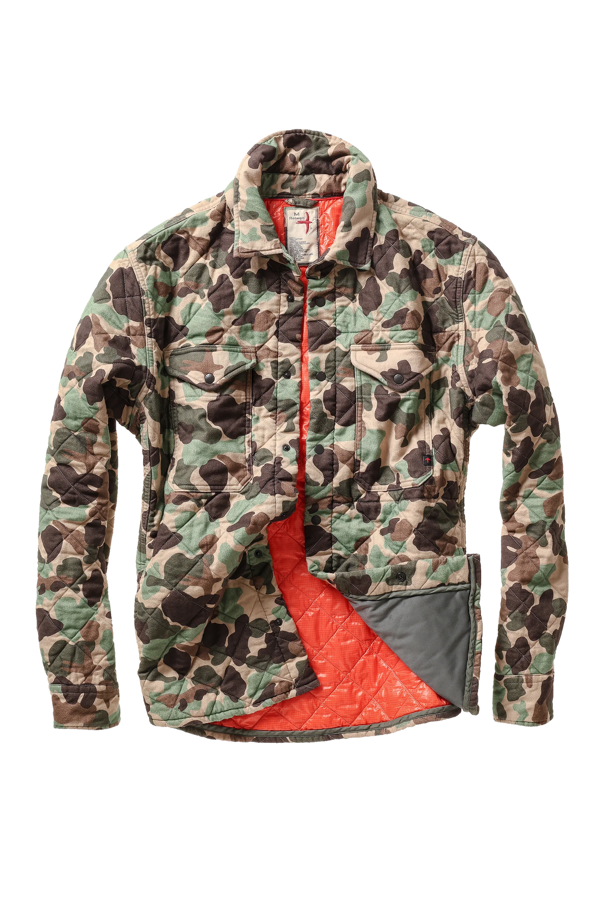 Qltd Flannel Shirtjacket - Duck Camo