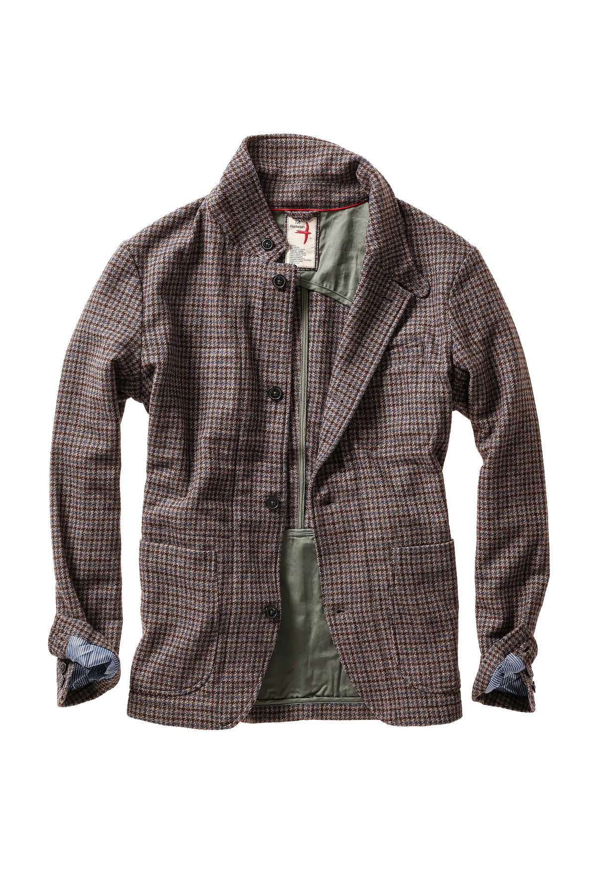 Heritage Trap Blazer - Brown / Blue Check