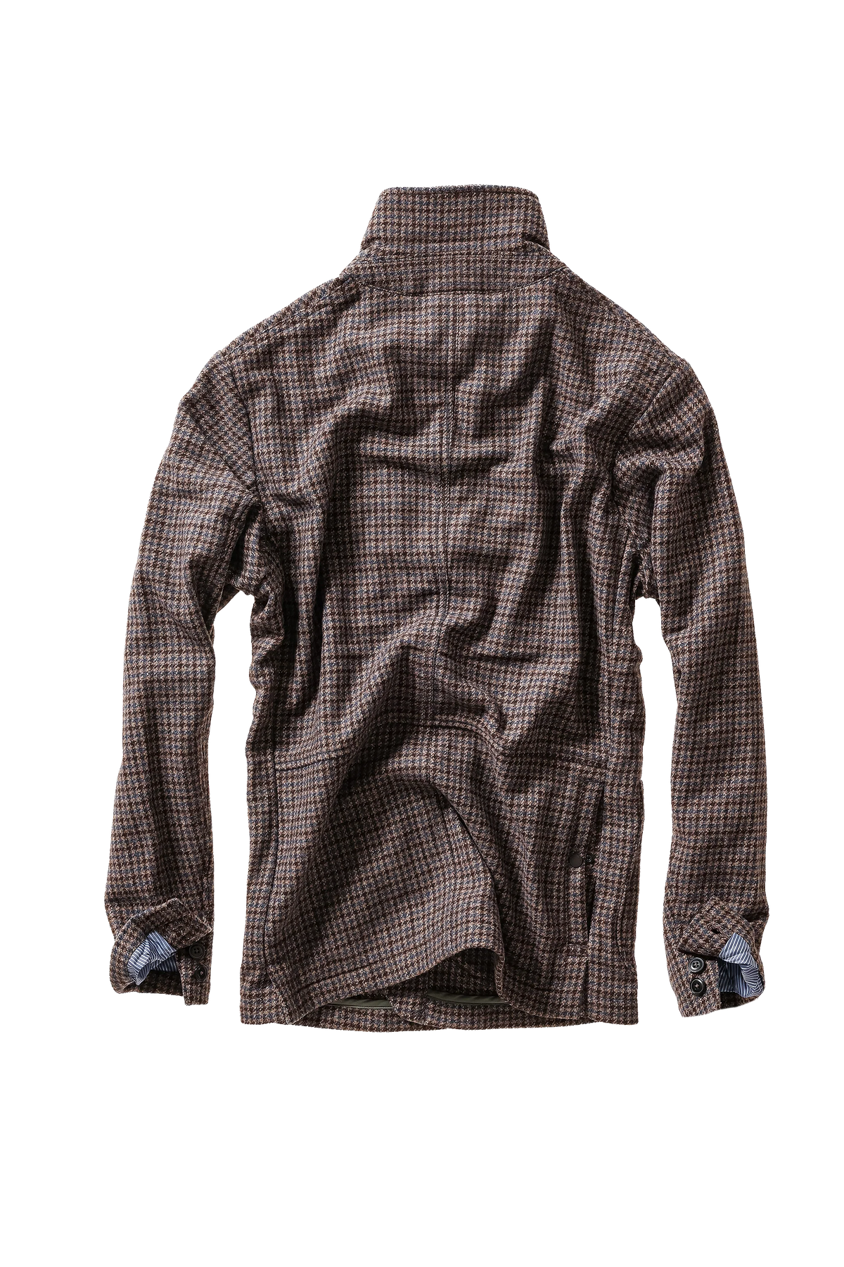 Heritage Trap Blazer - Brown / Blue Check