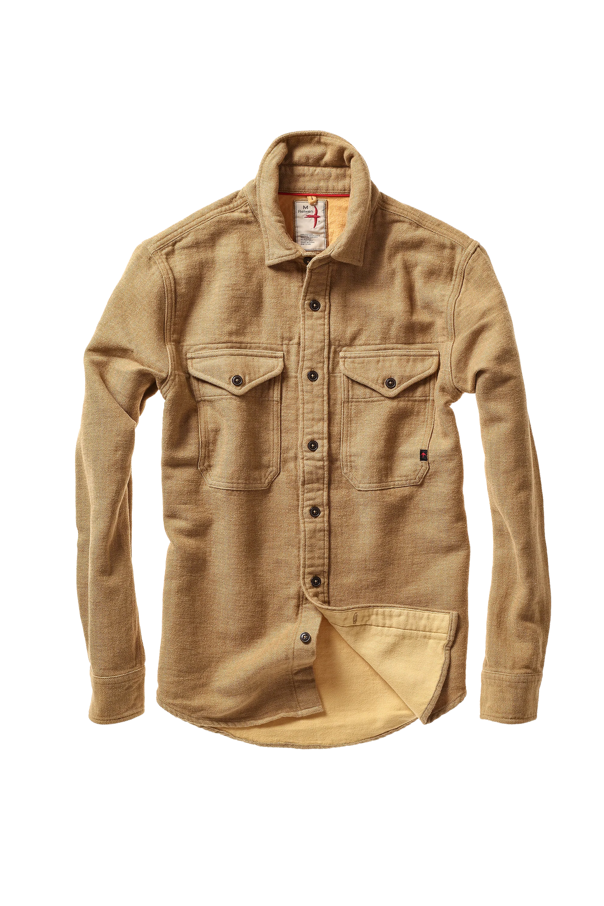 Utility Workshirt - Cornmeal Herringbone