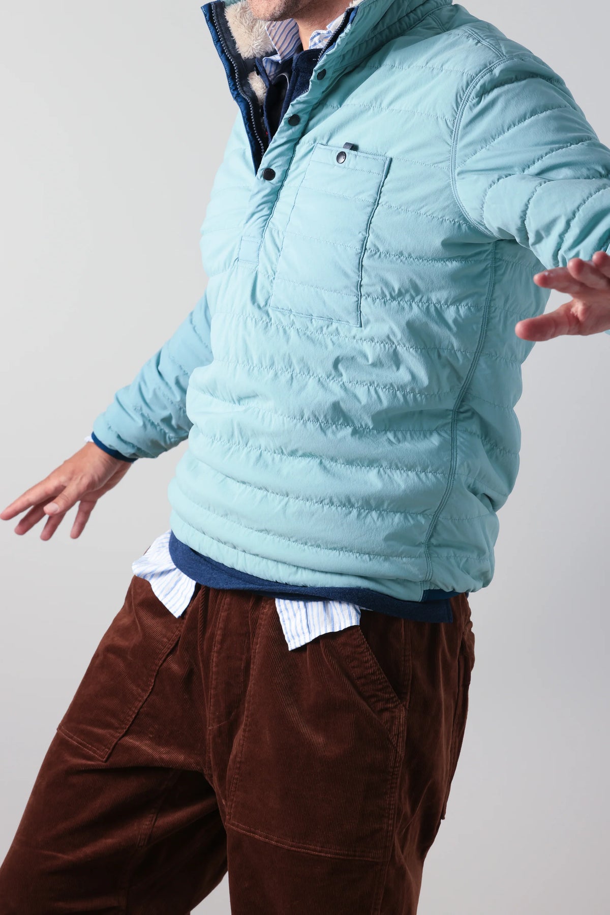 Qltd Superfleece Popover - Chalk