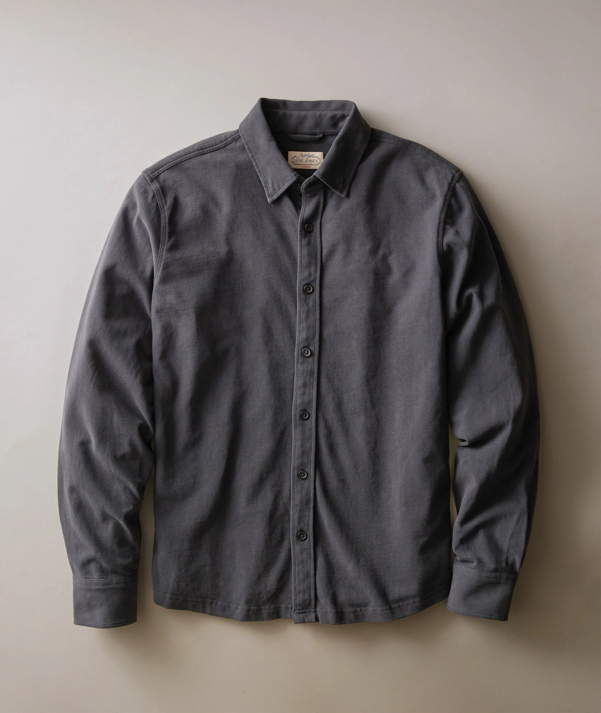 Luxe Jersey Shirt - Asphalt