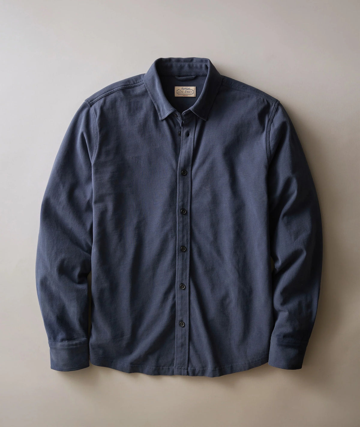Luxe Jersey Shirt - Navy
