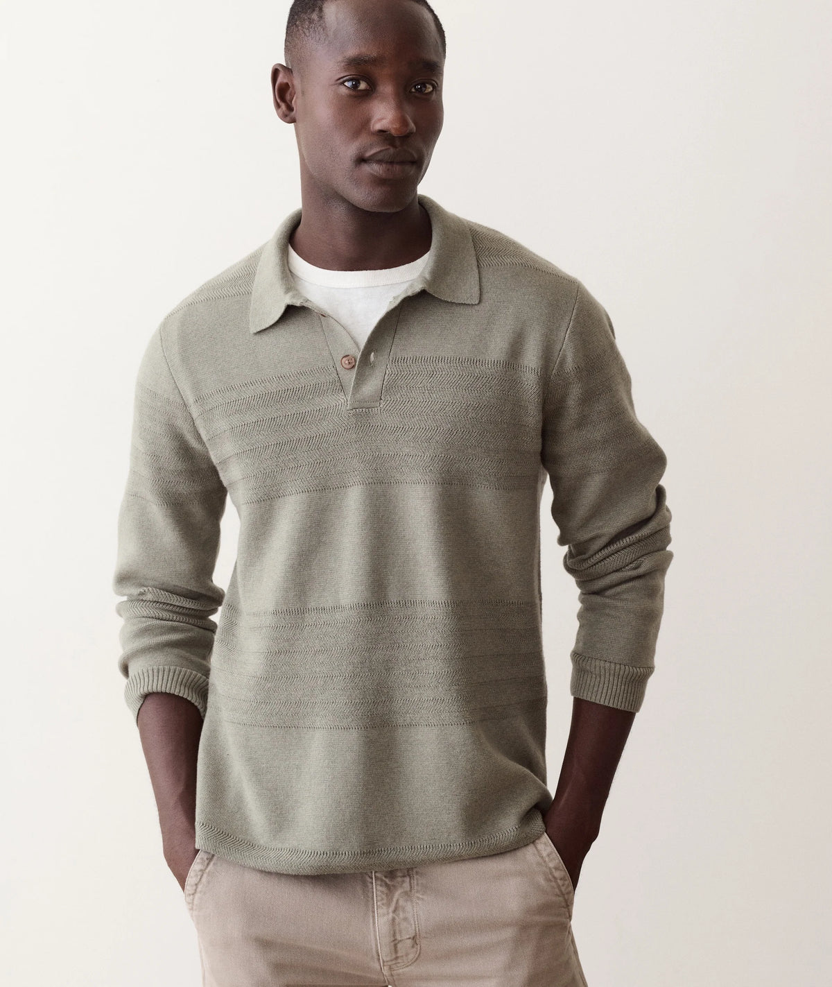 Rugby Sweater Polo - Vetiver