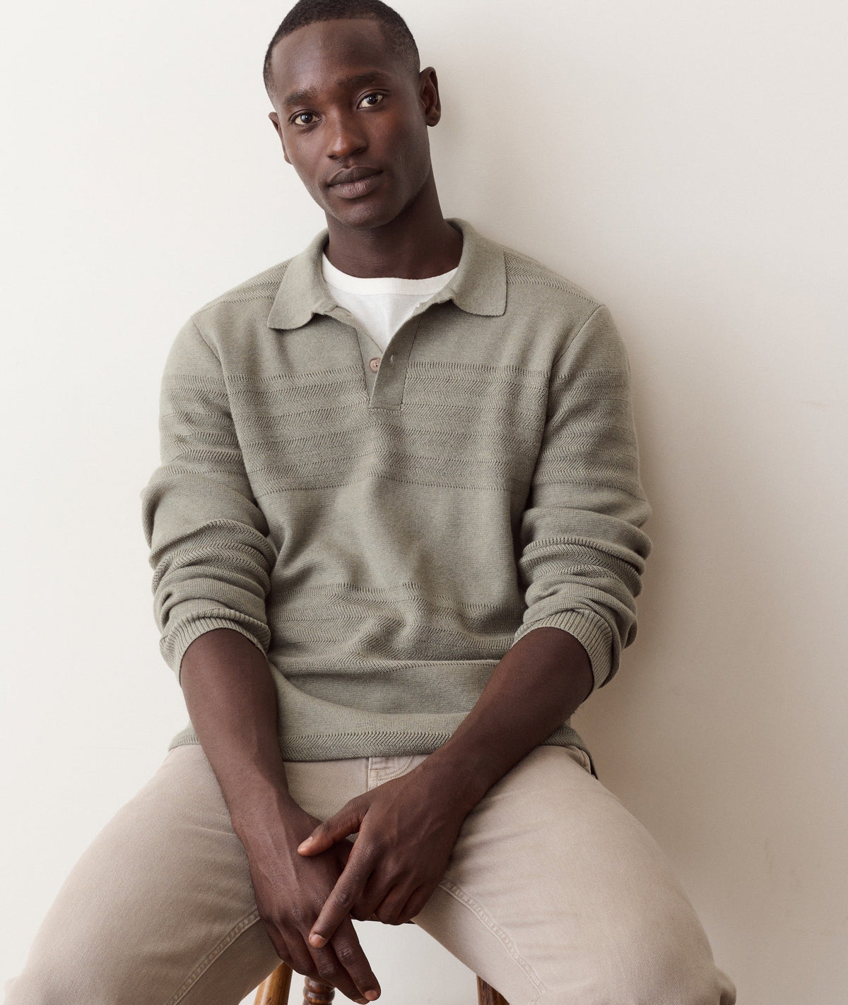 Rugby Sweater Polo - Vetiver