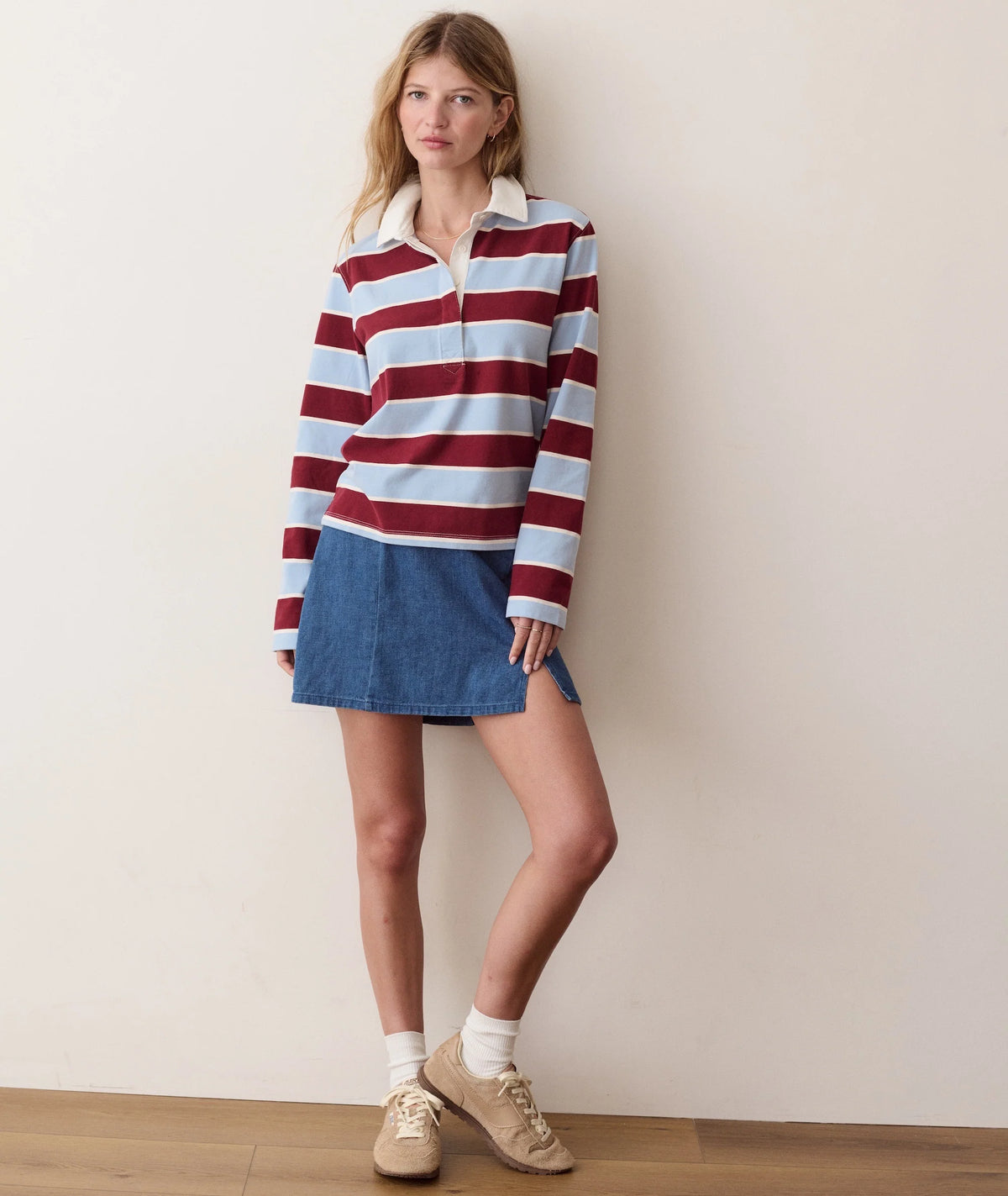 Dream Jersey Rugby Polo - Sky & Cabernet