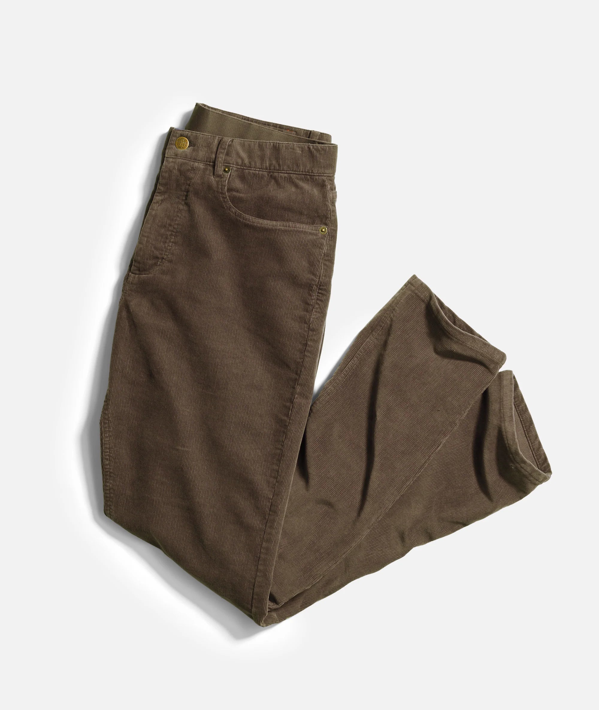 5 Pocket Slim Straight Corduroy Pant