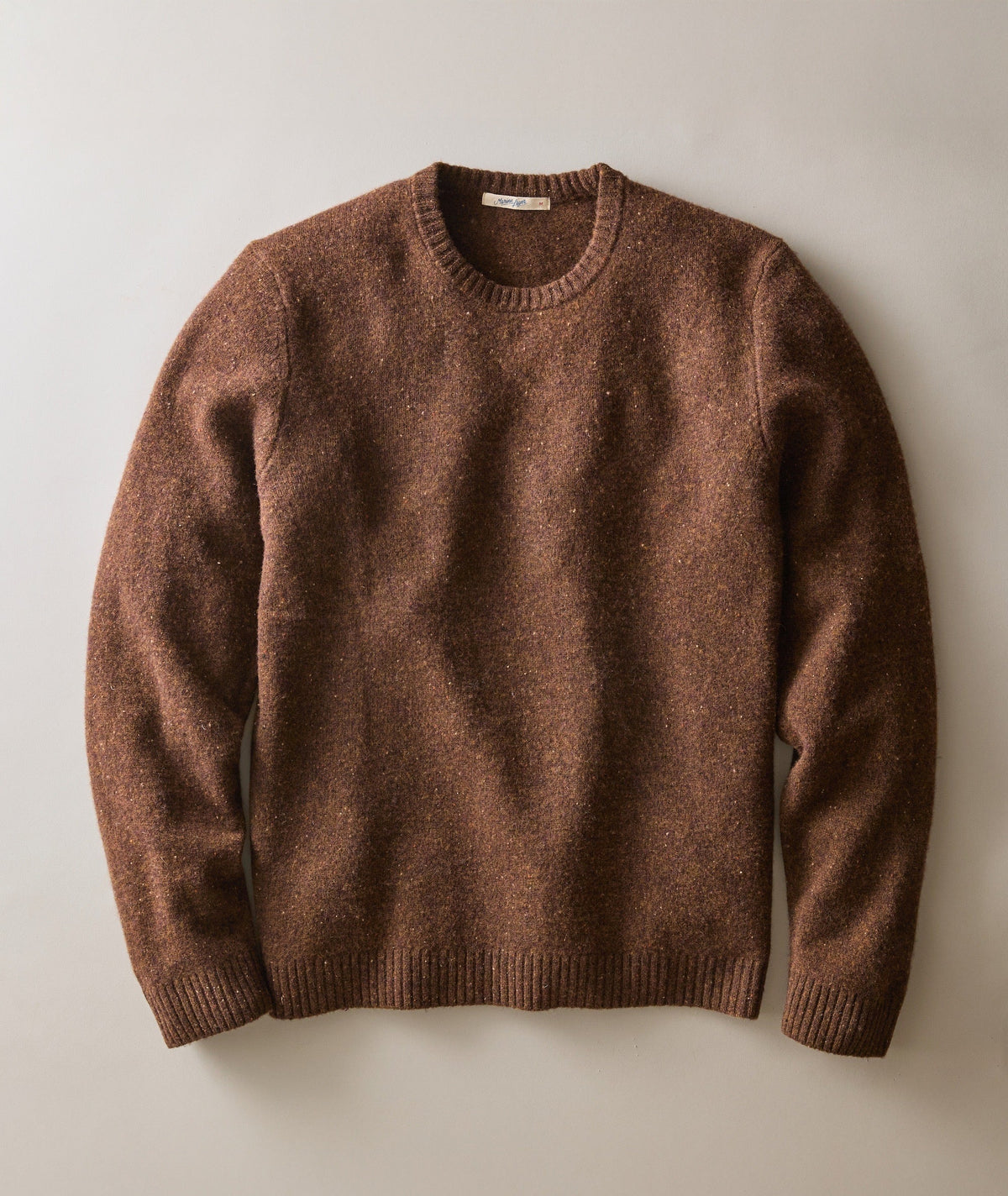 Coastal Merino Crewneck Sweater - Timber