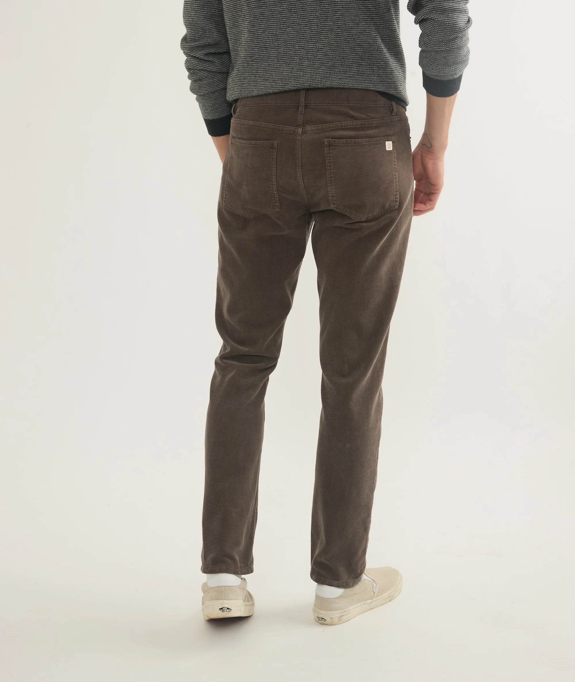 5 Pocket Slim Straight Corduroy Pant