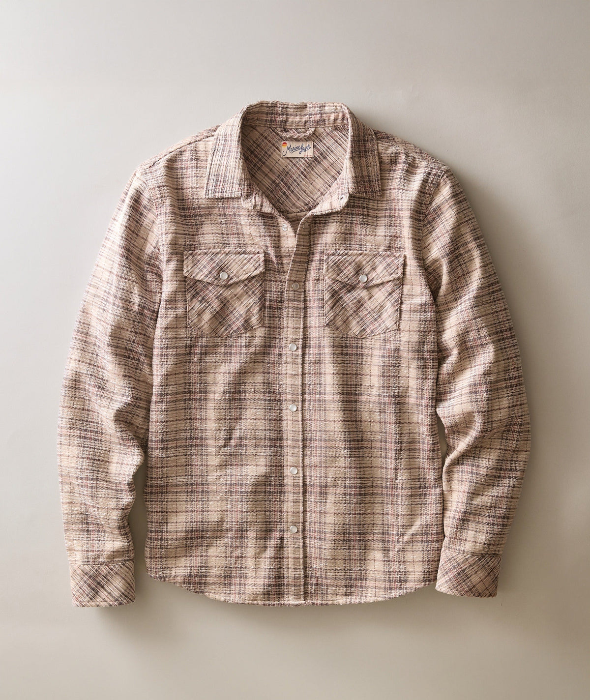 The Clark Corduroy Shirt - Brown Plaid