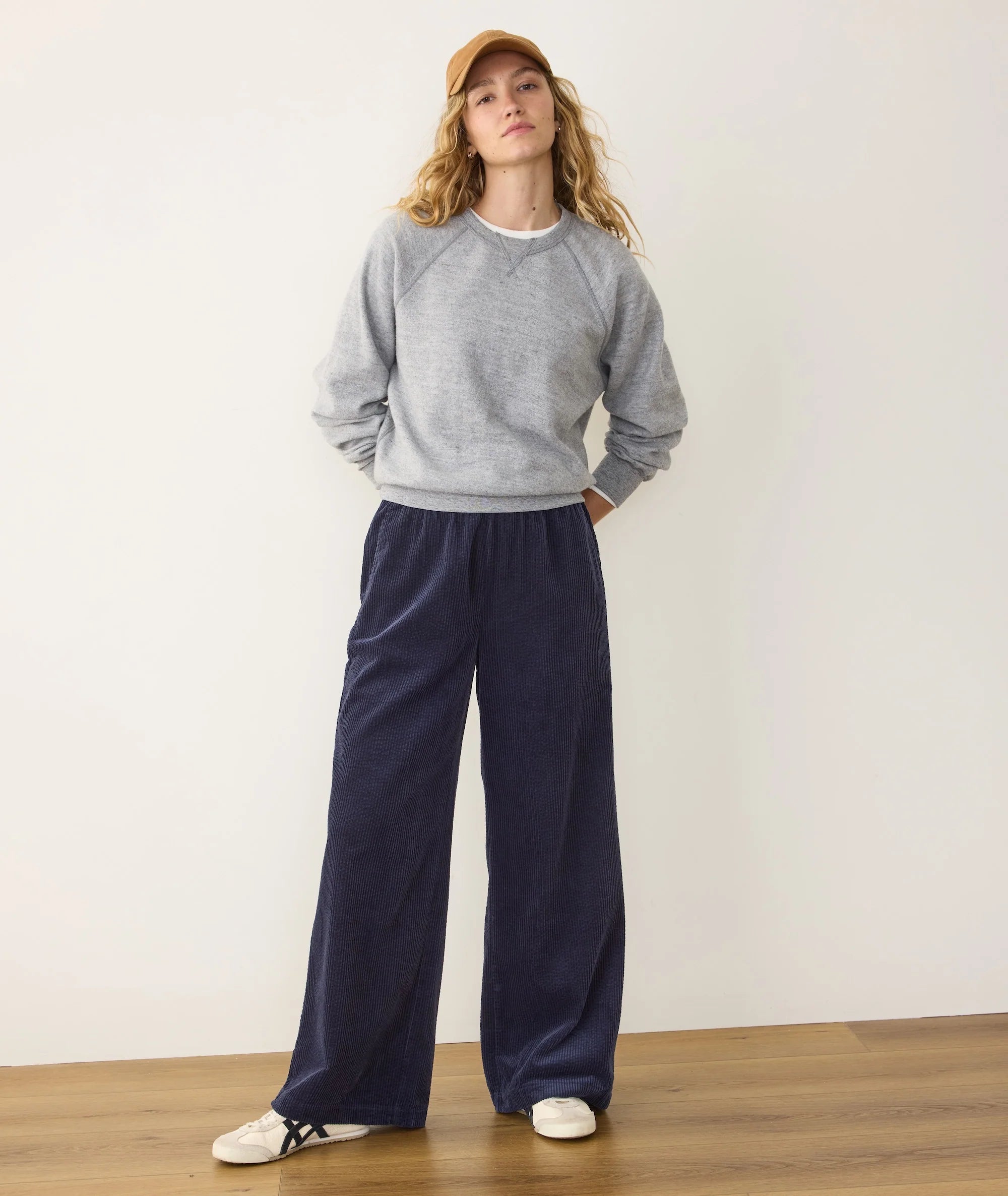 Allison Cord Trouser - Navy