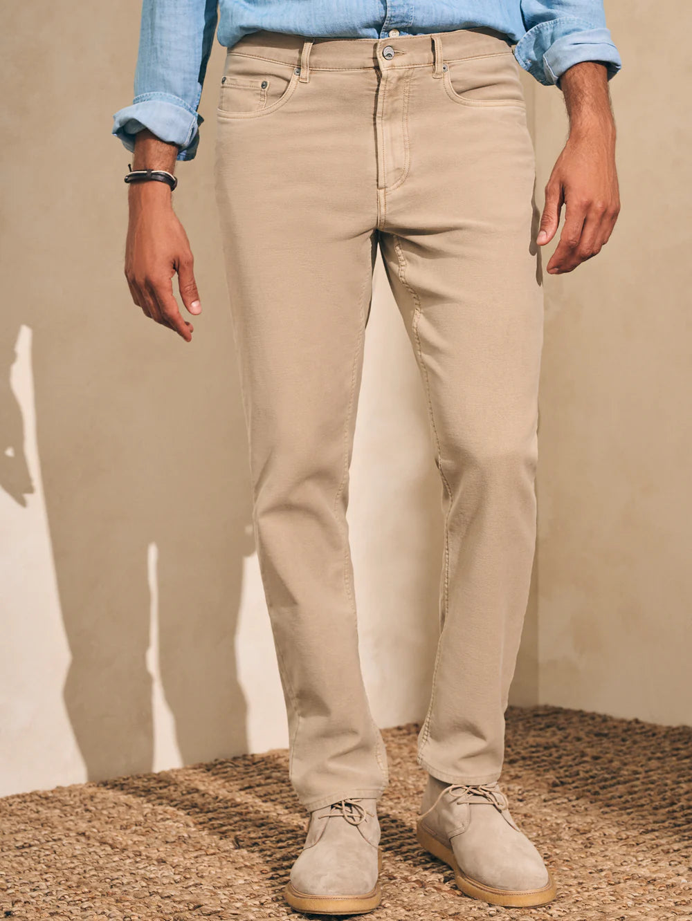 Stretch Terry 5 Pocket Pants Fore Wharf
