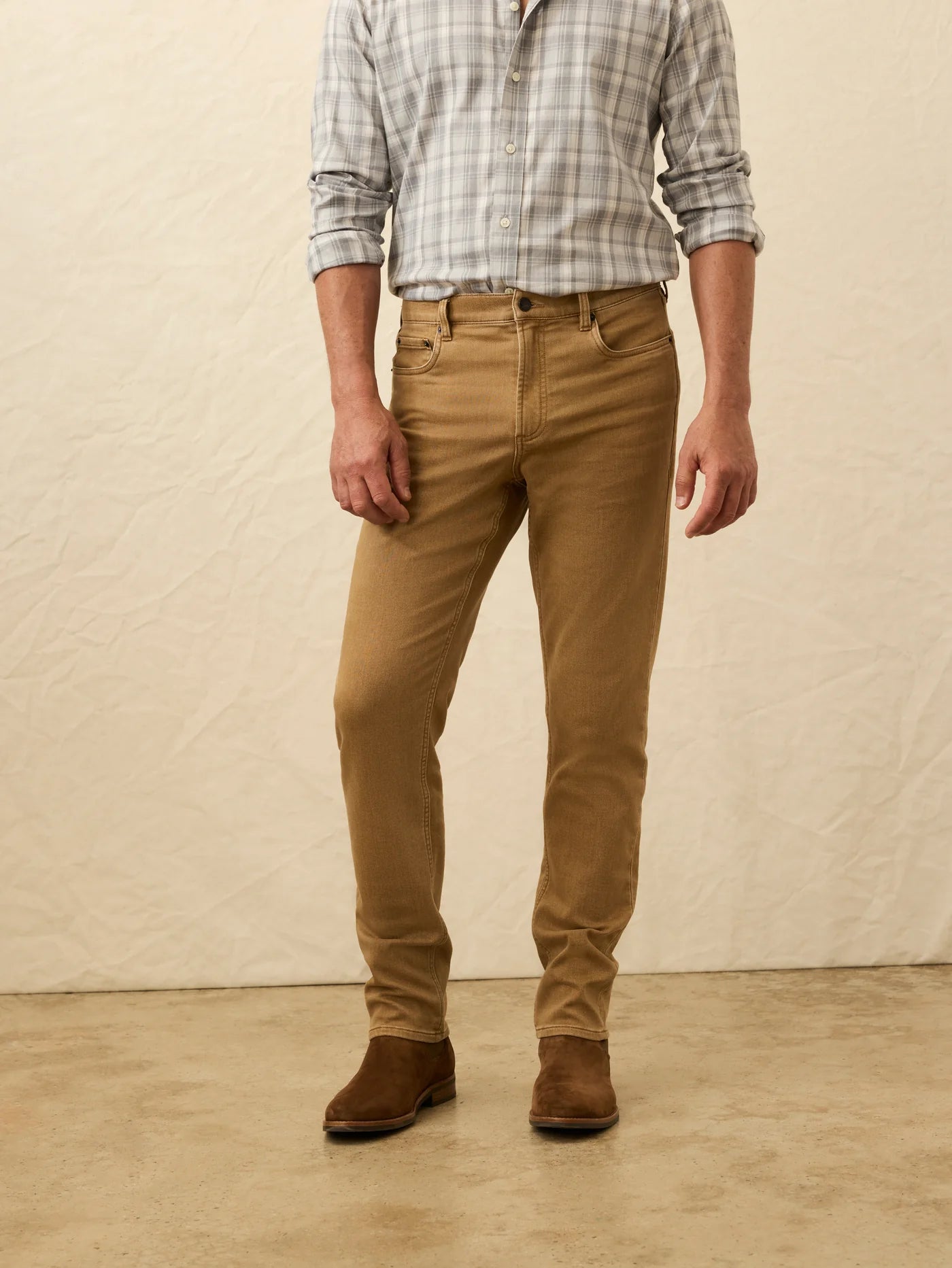 Stretch Terry 5-Pocket Pants