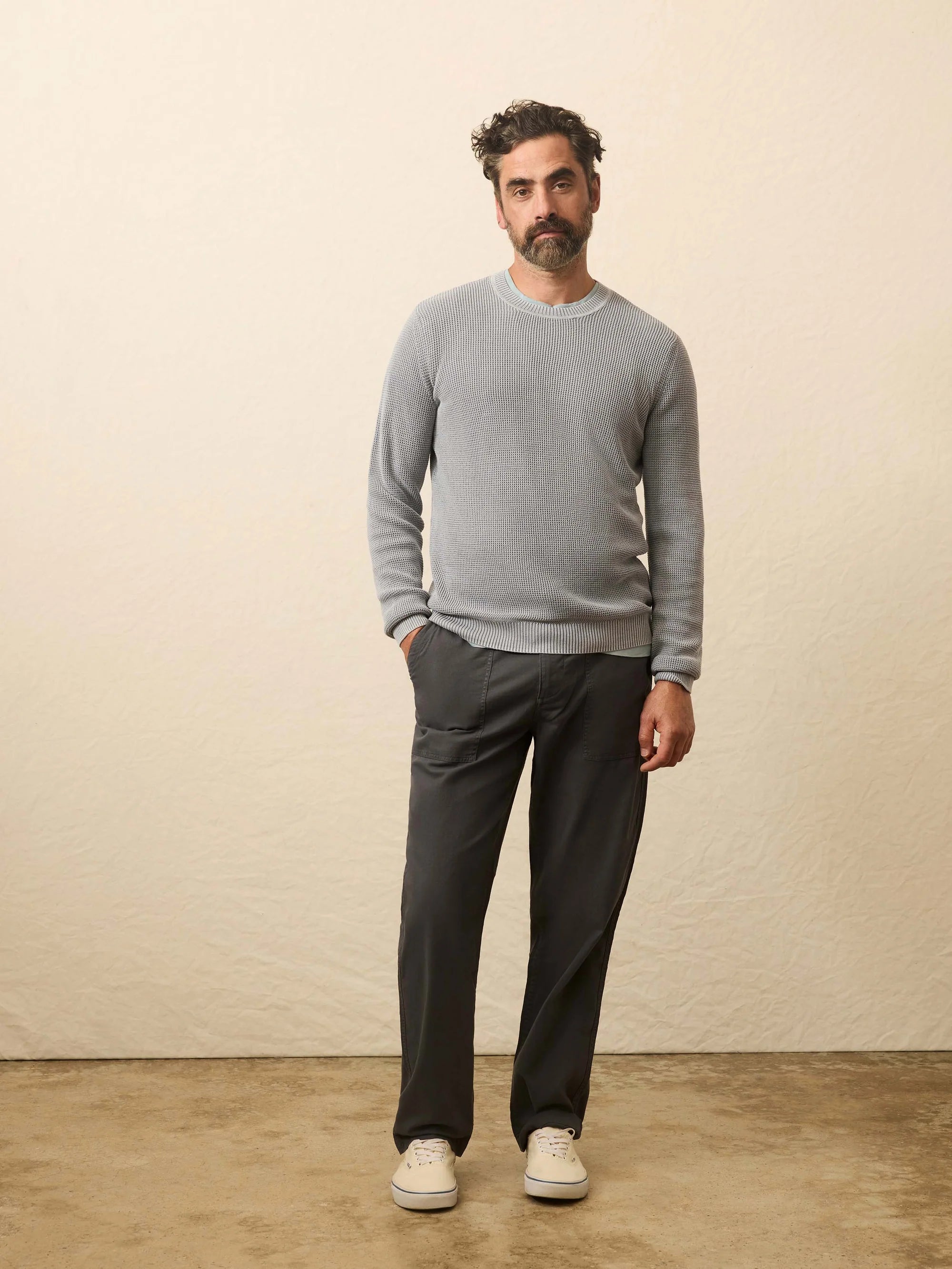 Sunwashed Crewneck Sweater