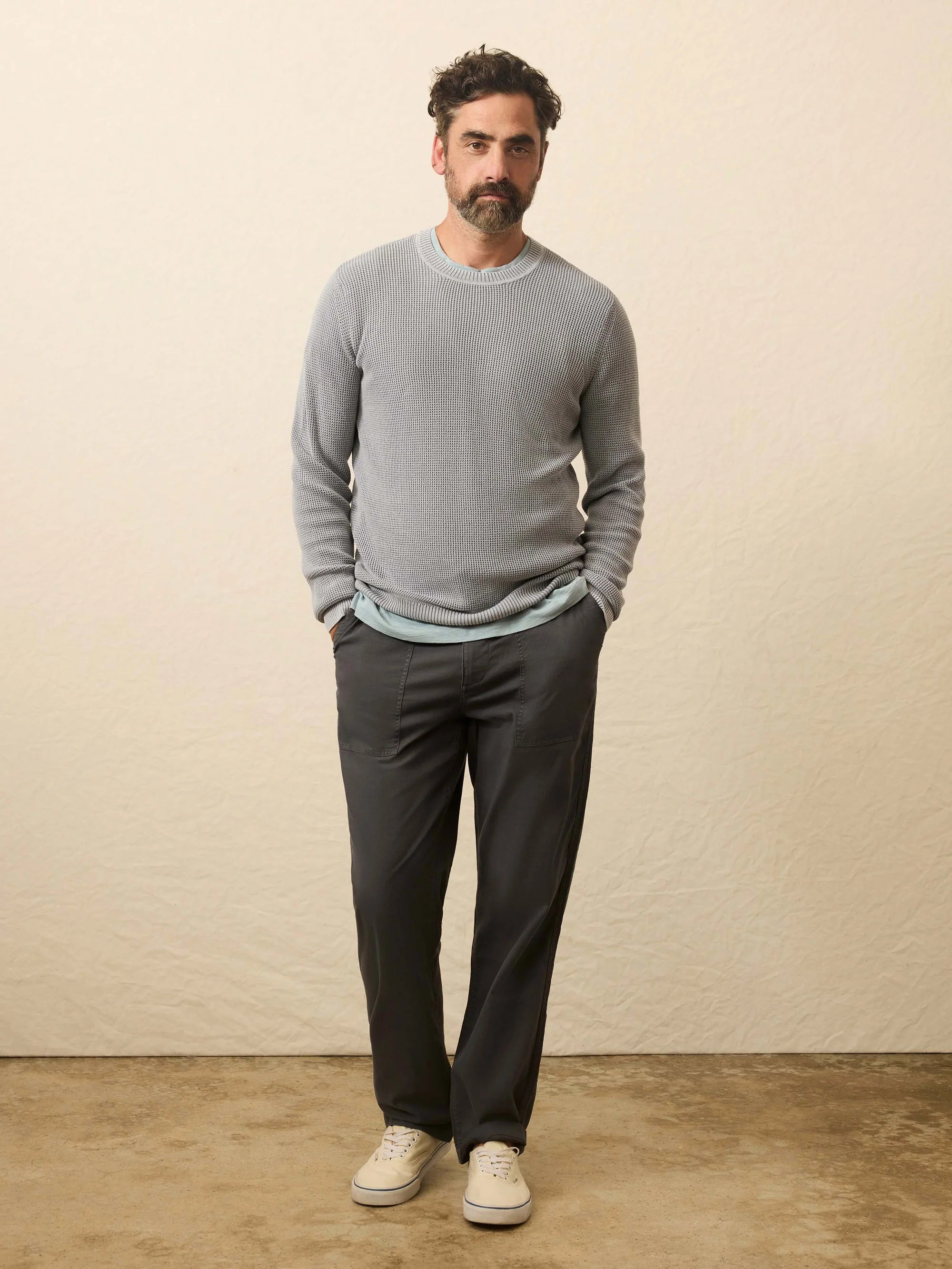 Sunwashed Crewneck Sweater