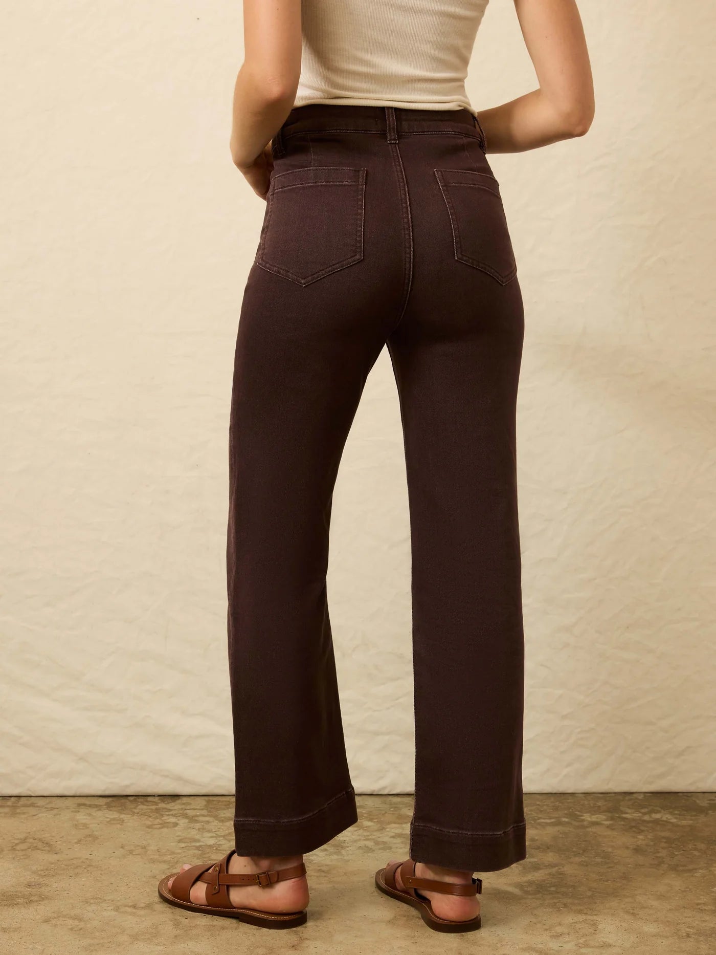 Stretch Terry Patch Pocket Ankle Pant