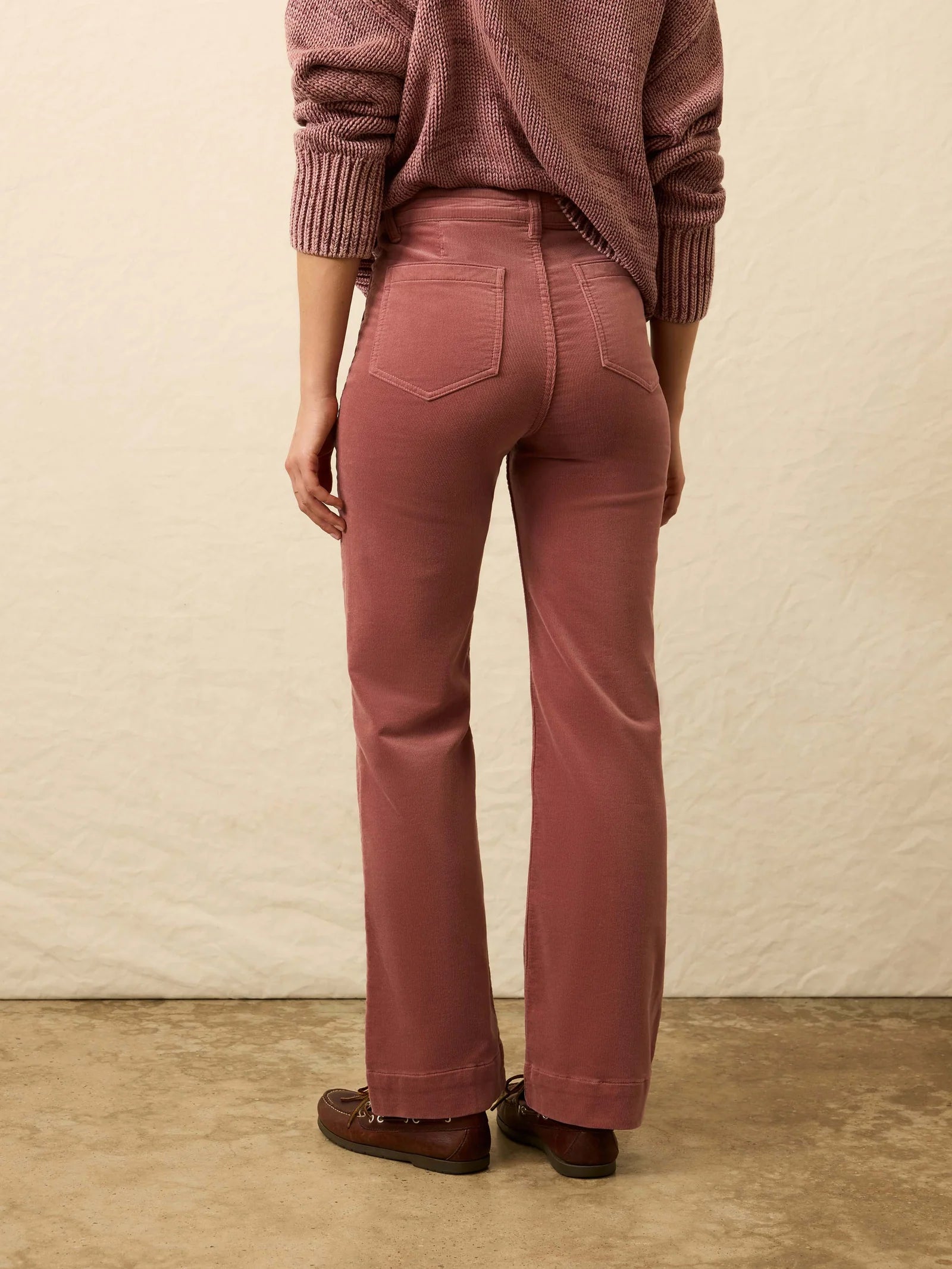 Stretch Terry Cord Patch Pocket Pant