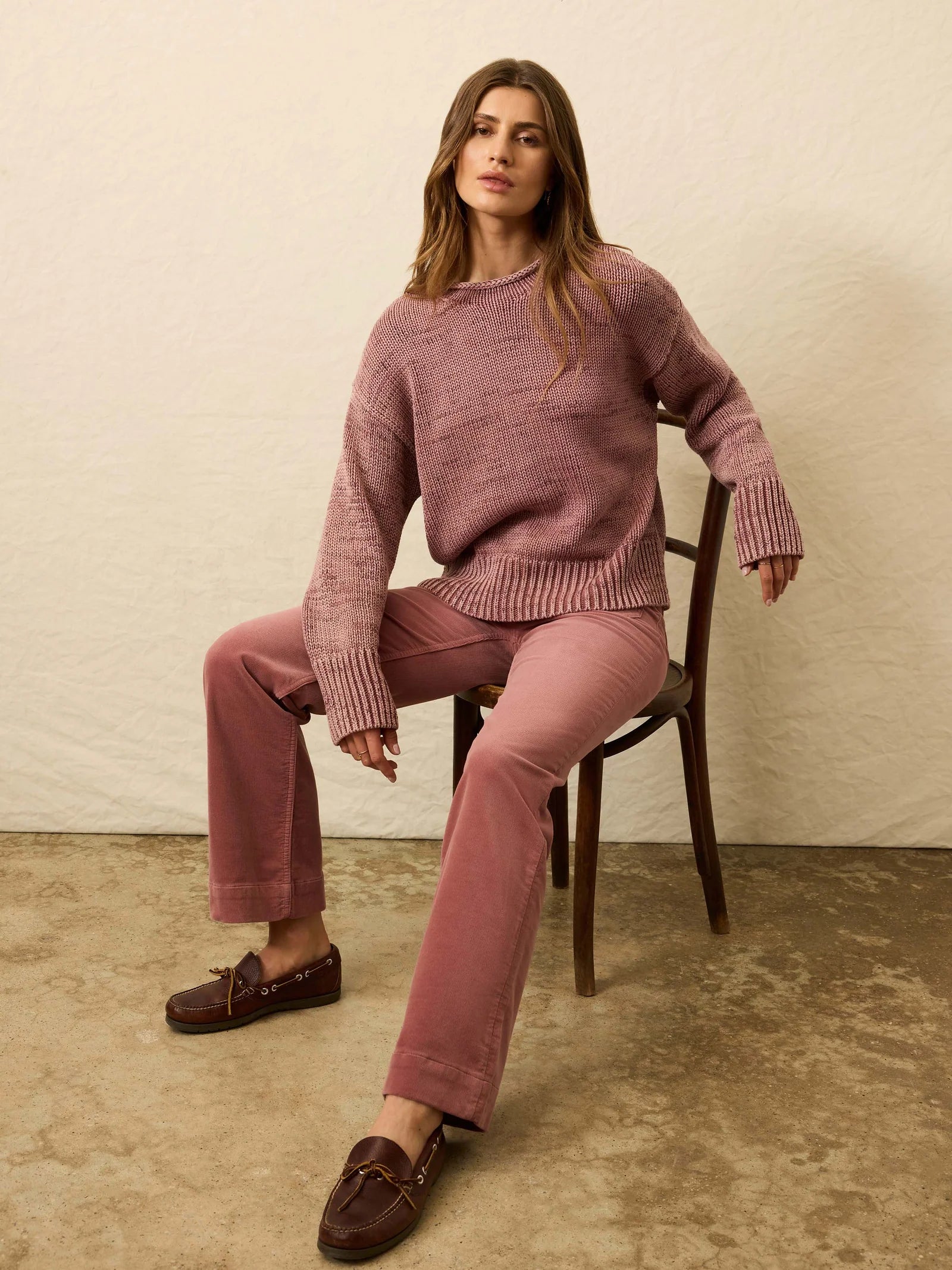 Stretch Terry Cord Patch Pocket Pant