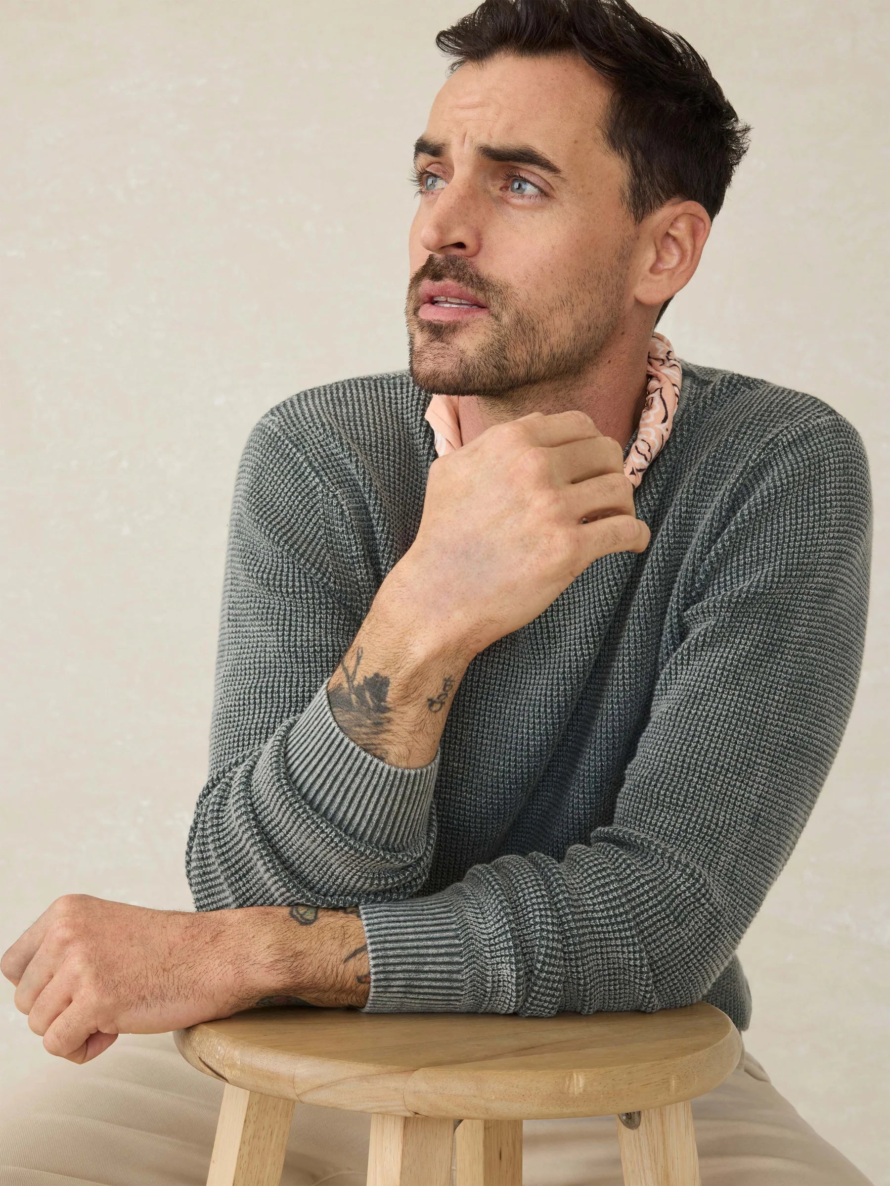 Sunwashed Crewneck Sweater