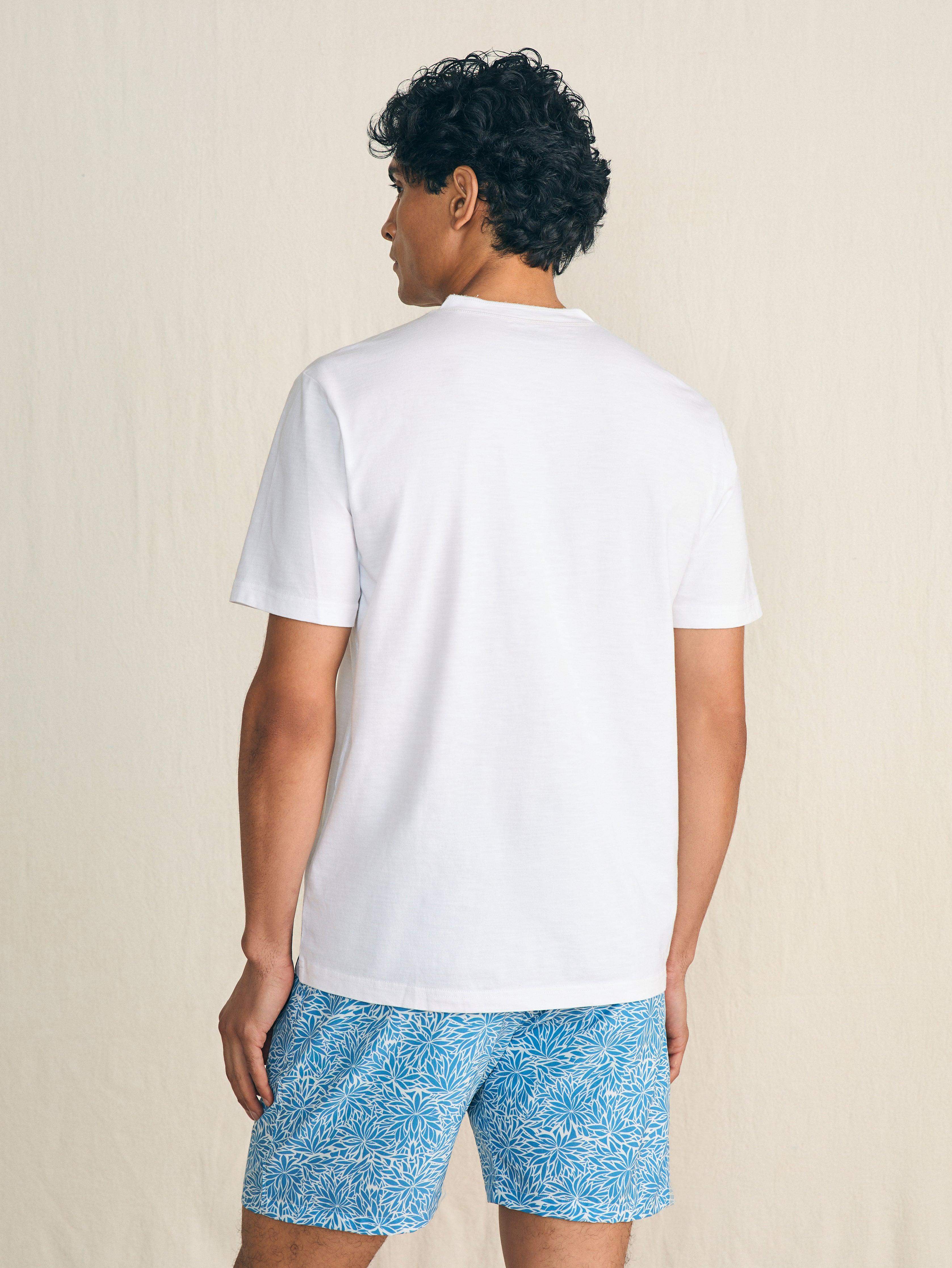 Short-Sleeve Sunwashed Henley
