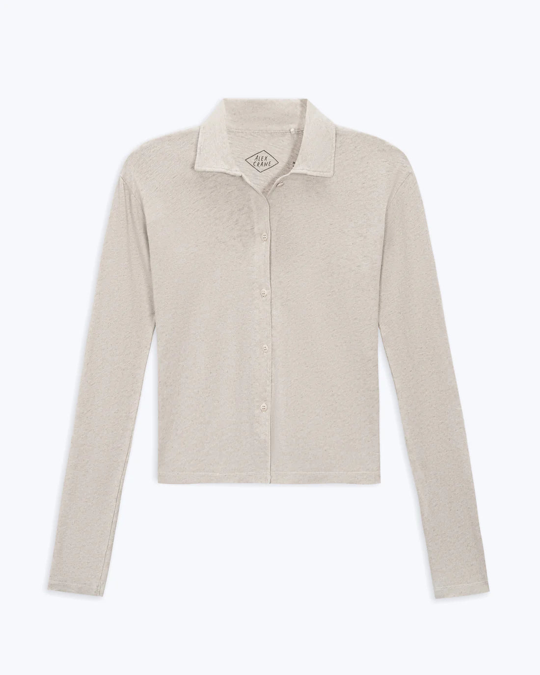 Women's Long Sleeve Knit Ola Shirt - Bone