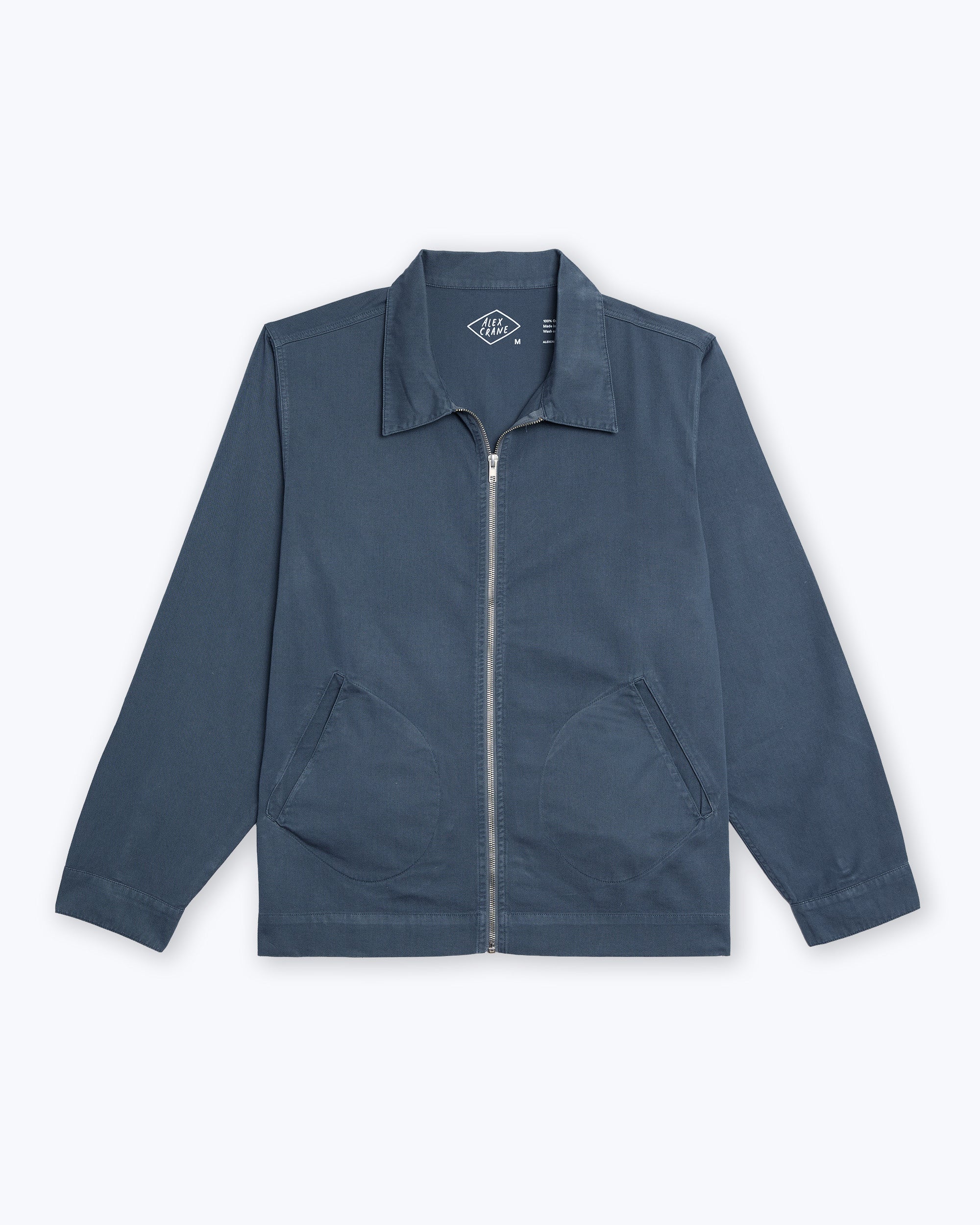 Twill Zip Jacket - Lake