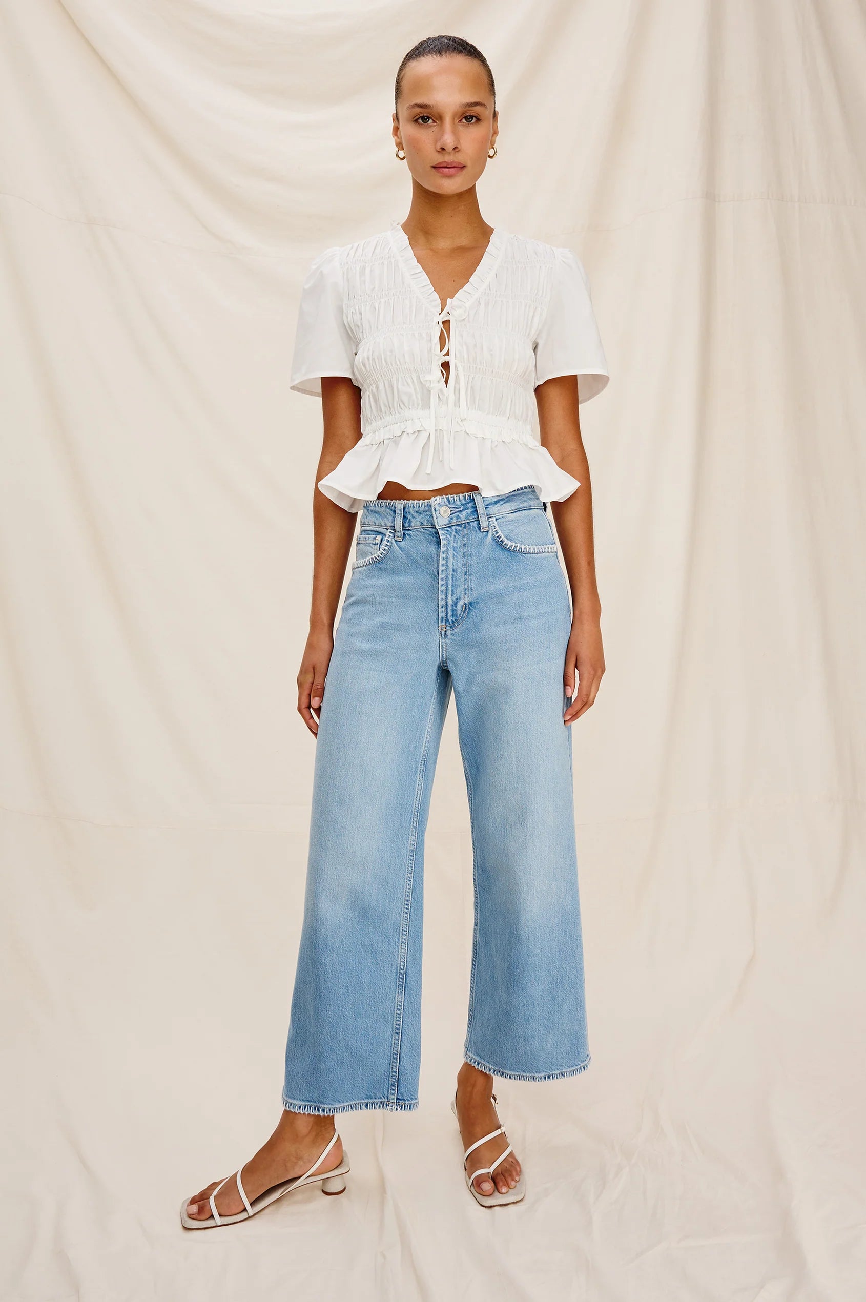 Getty Crop Wide Leg