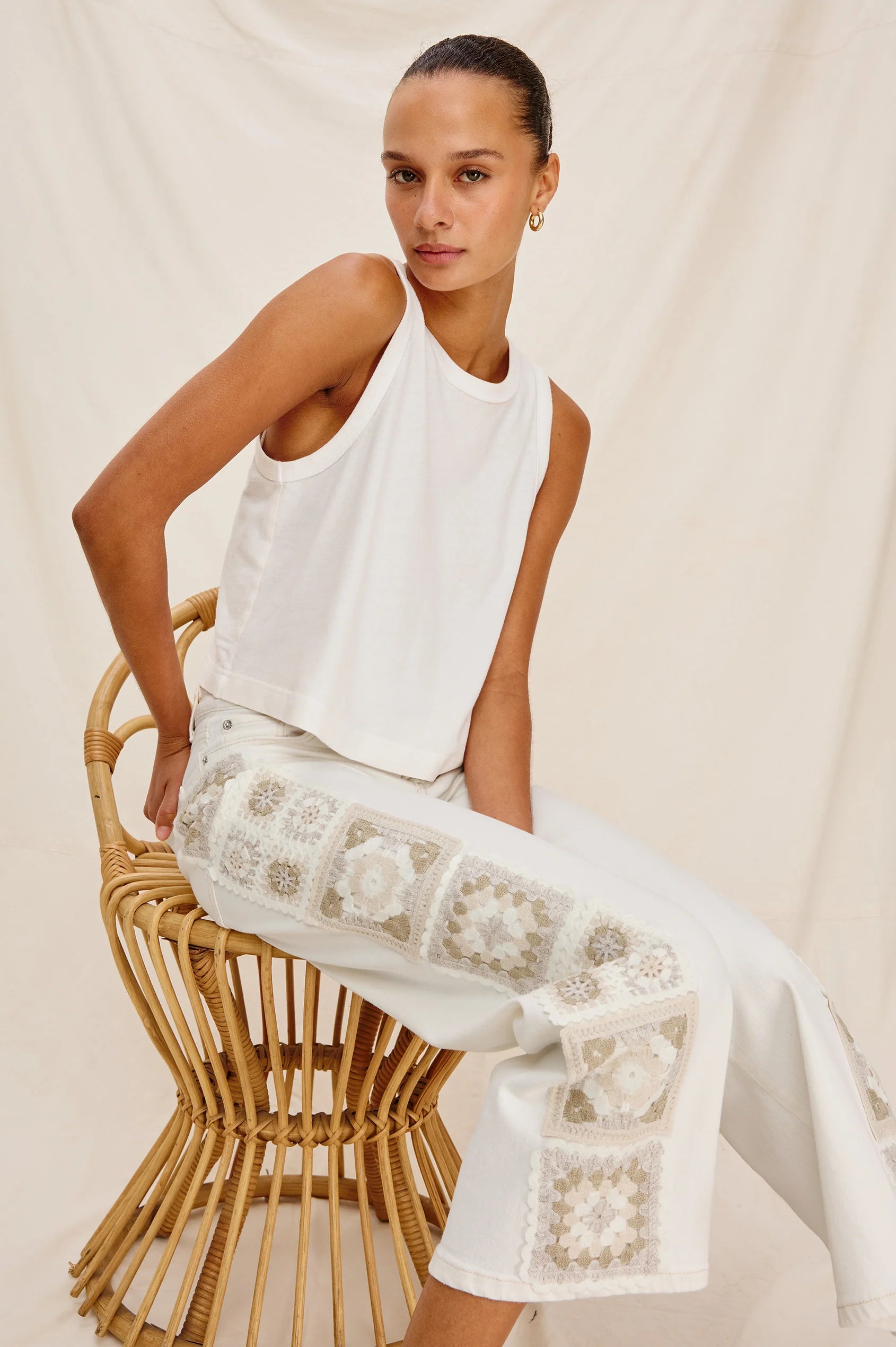 Getty Crop Wide Leg