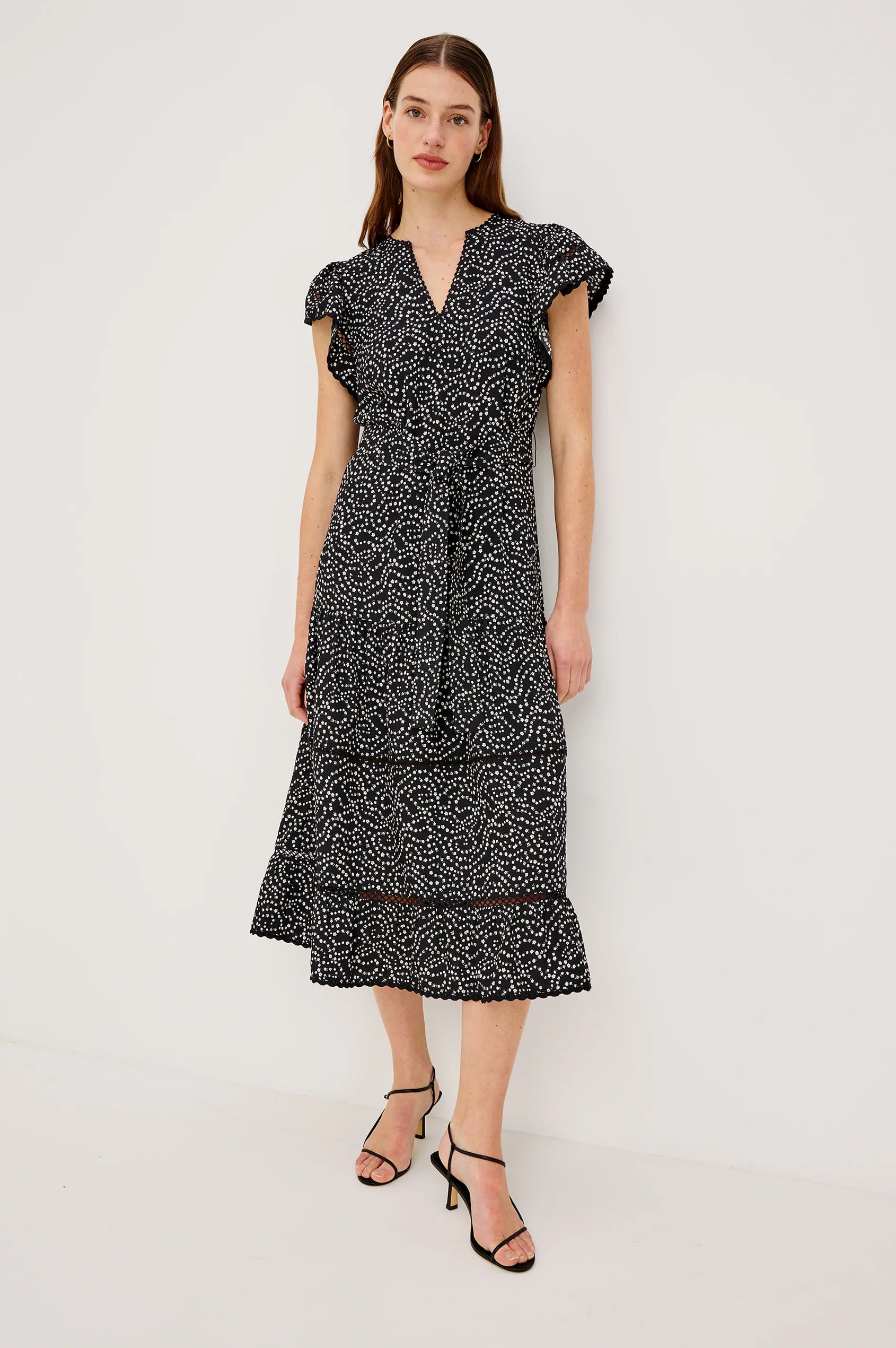Gia Dress - Mini Chain Daisies