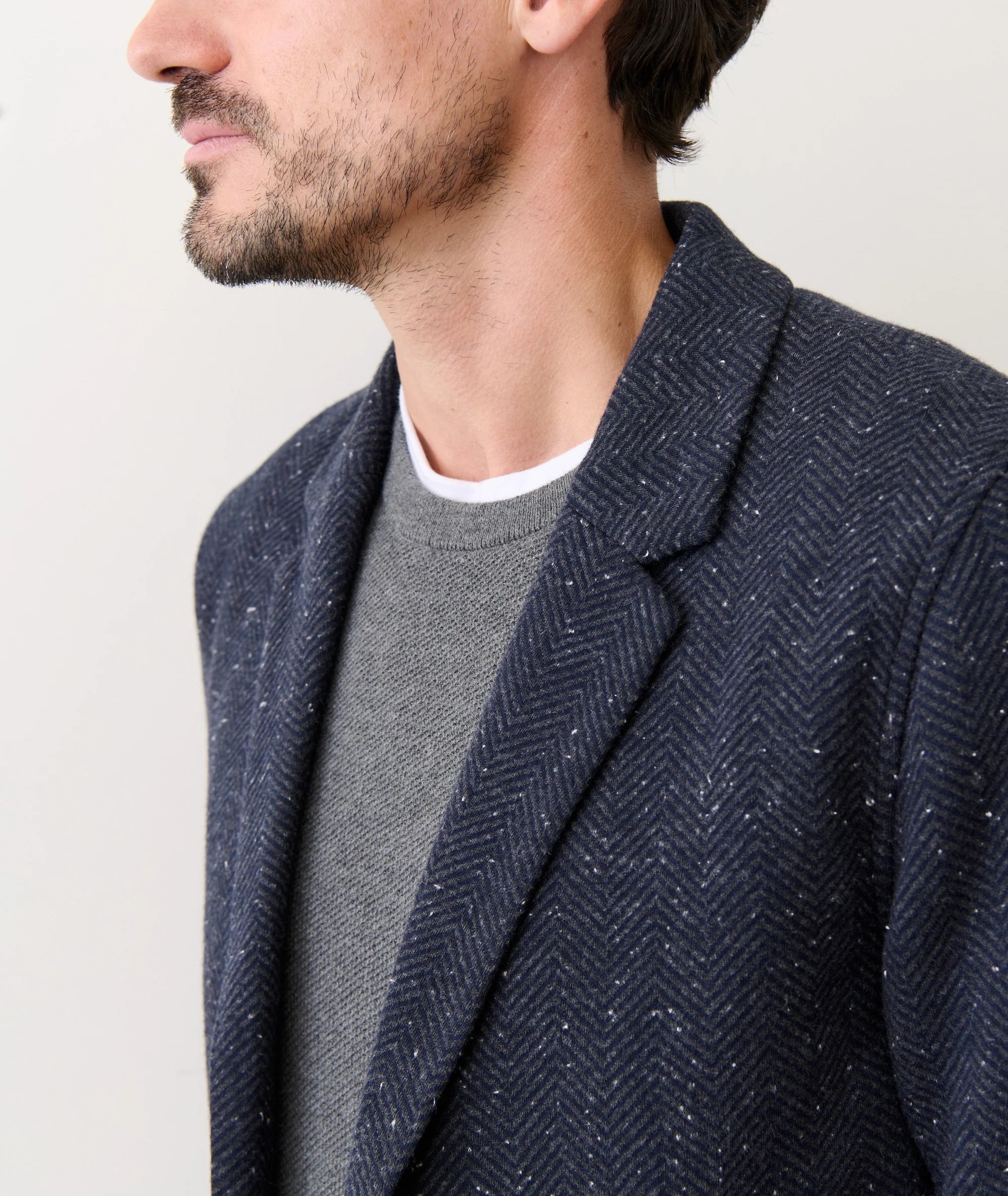Pacifica Stretch Twill Blazer - Dark Herringbone