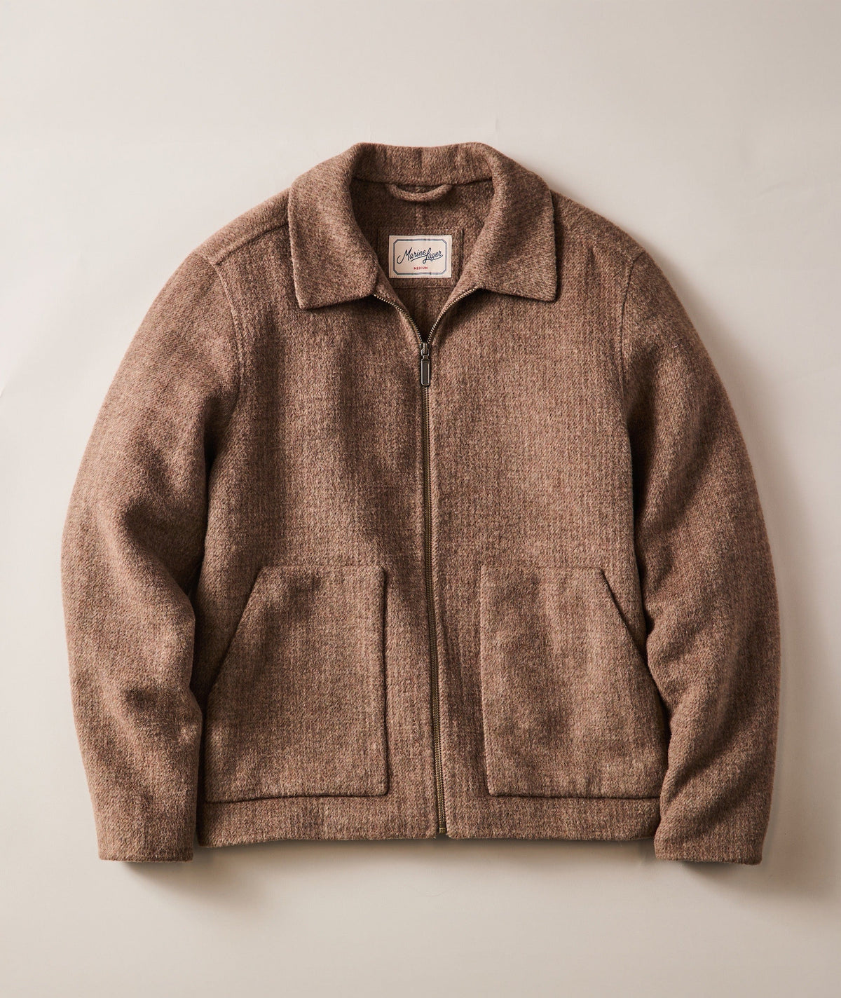 Shaw Wool Jacket - Taupe Heather