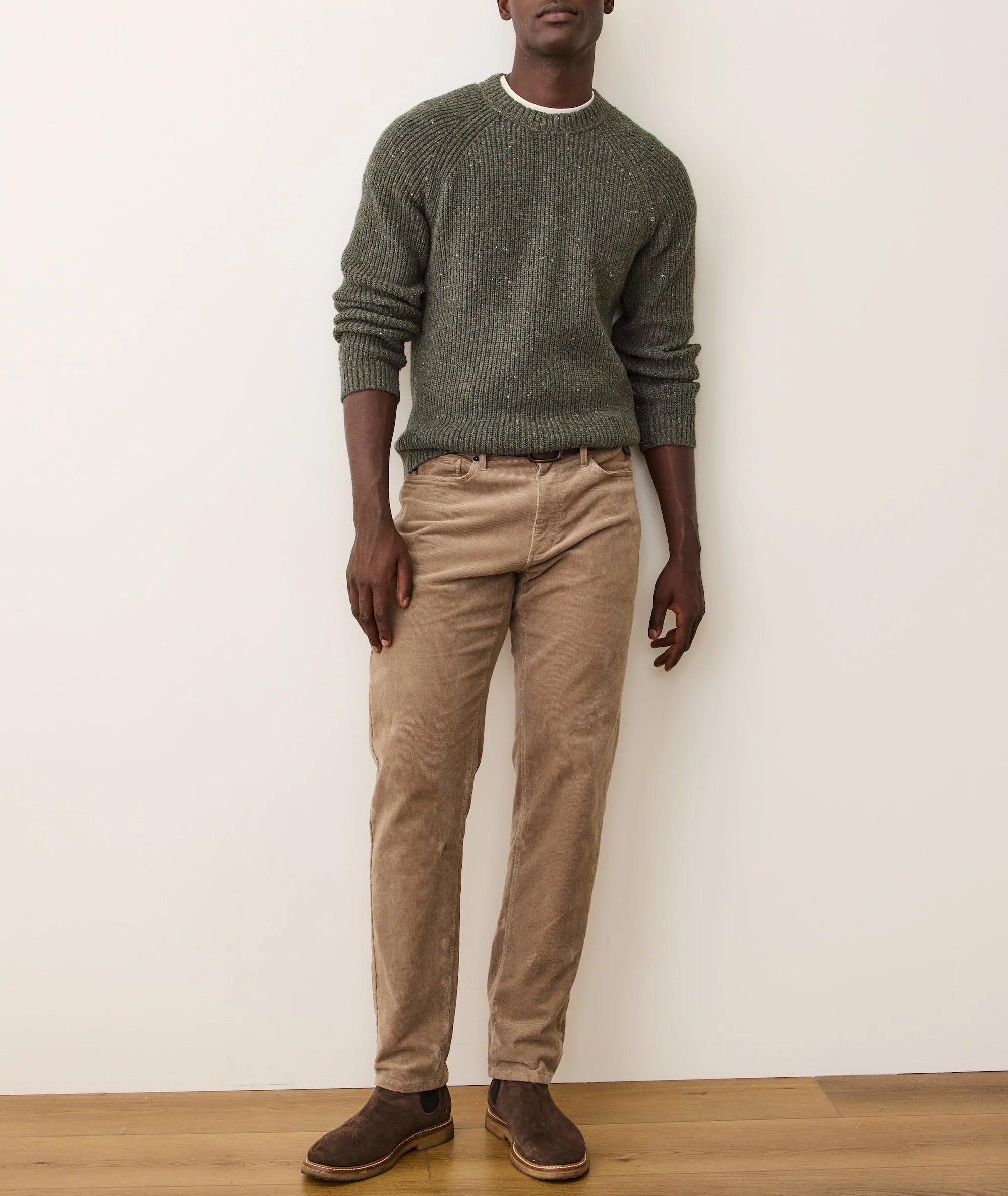 Inverness Crew Sweater - Green Gables Neps