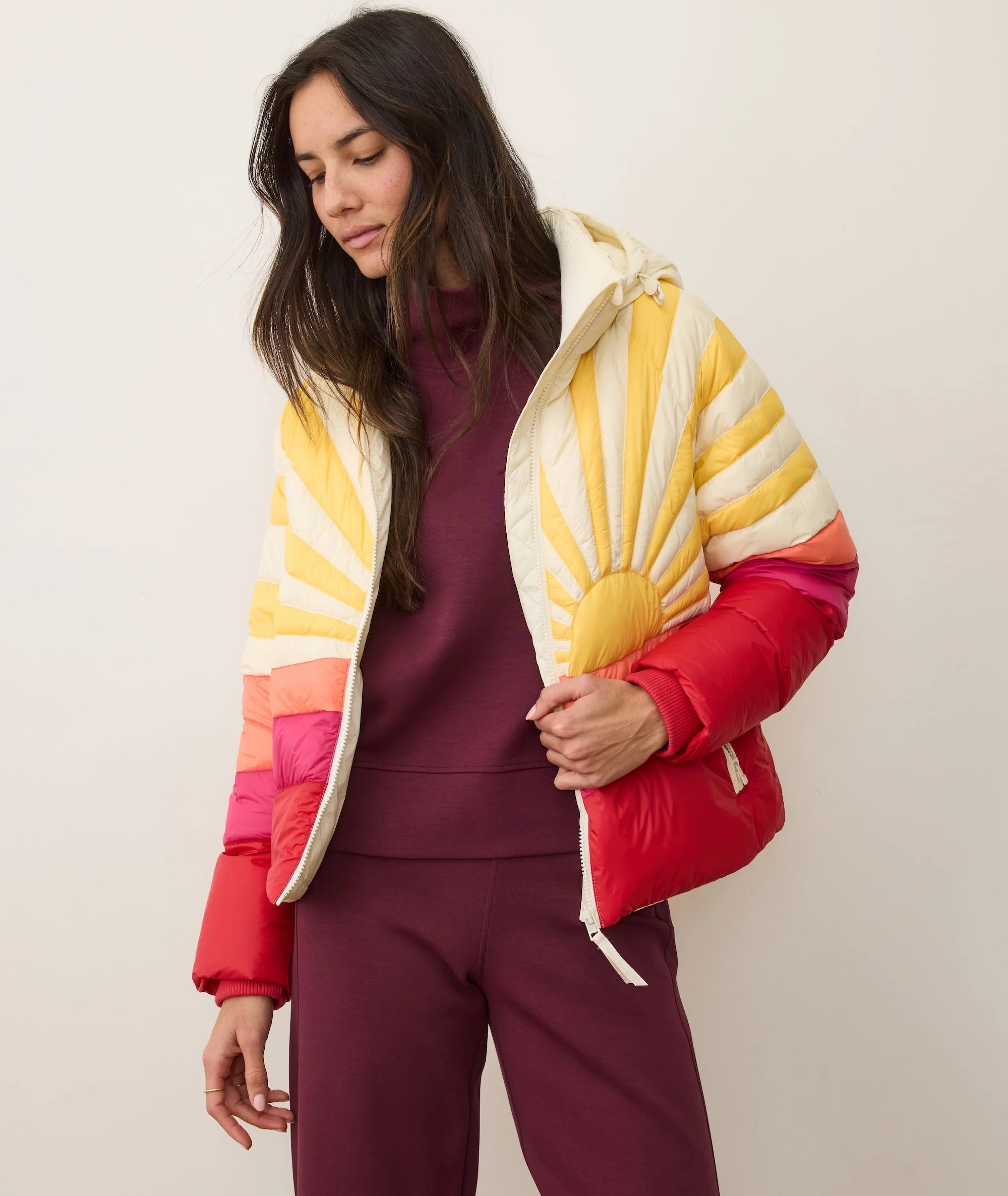 Sunbeam Puffer Jacket - Warm Burst
