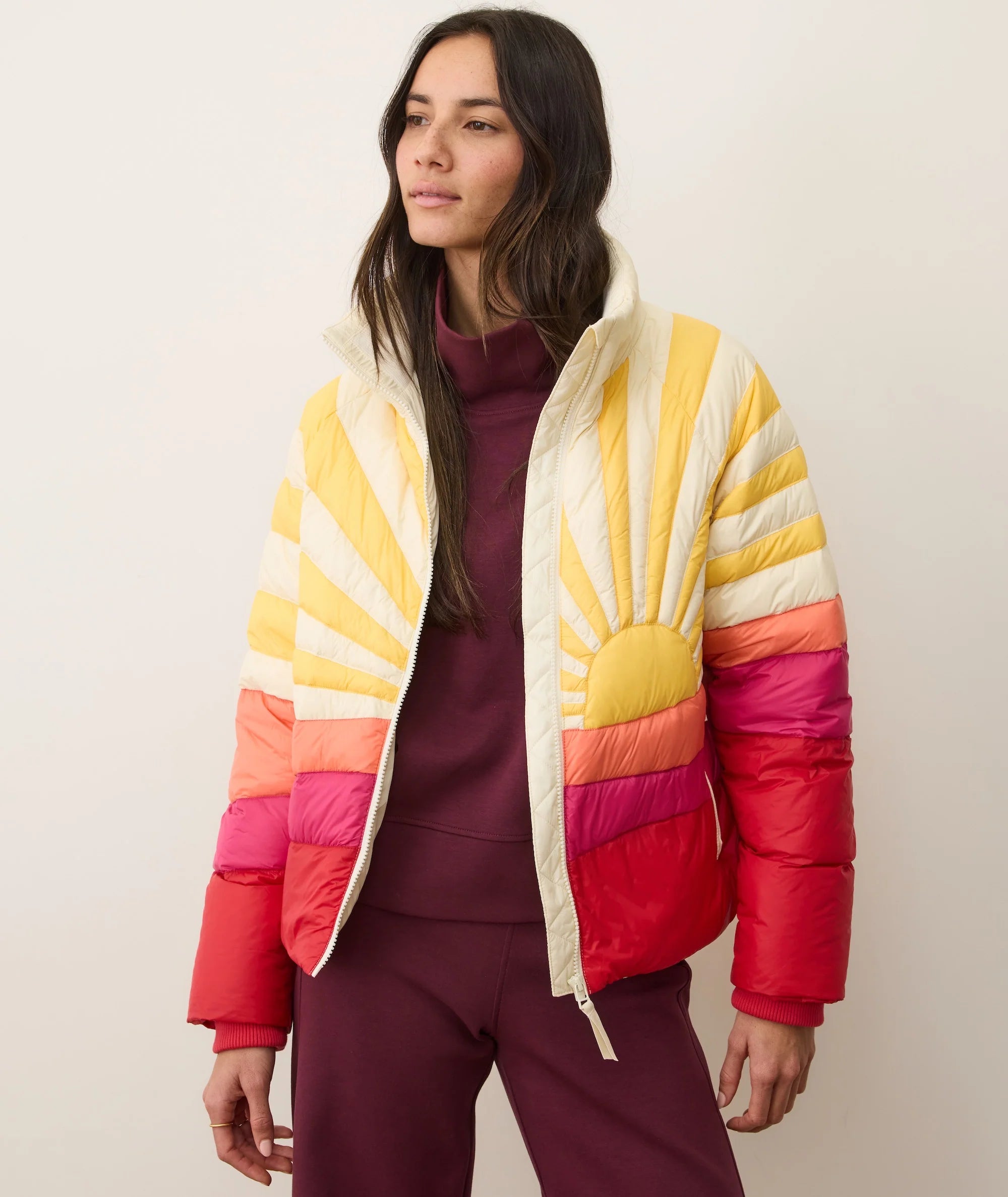 Sunbeam Puffer Jacket - Warm Burst
