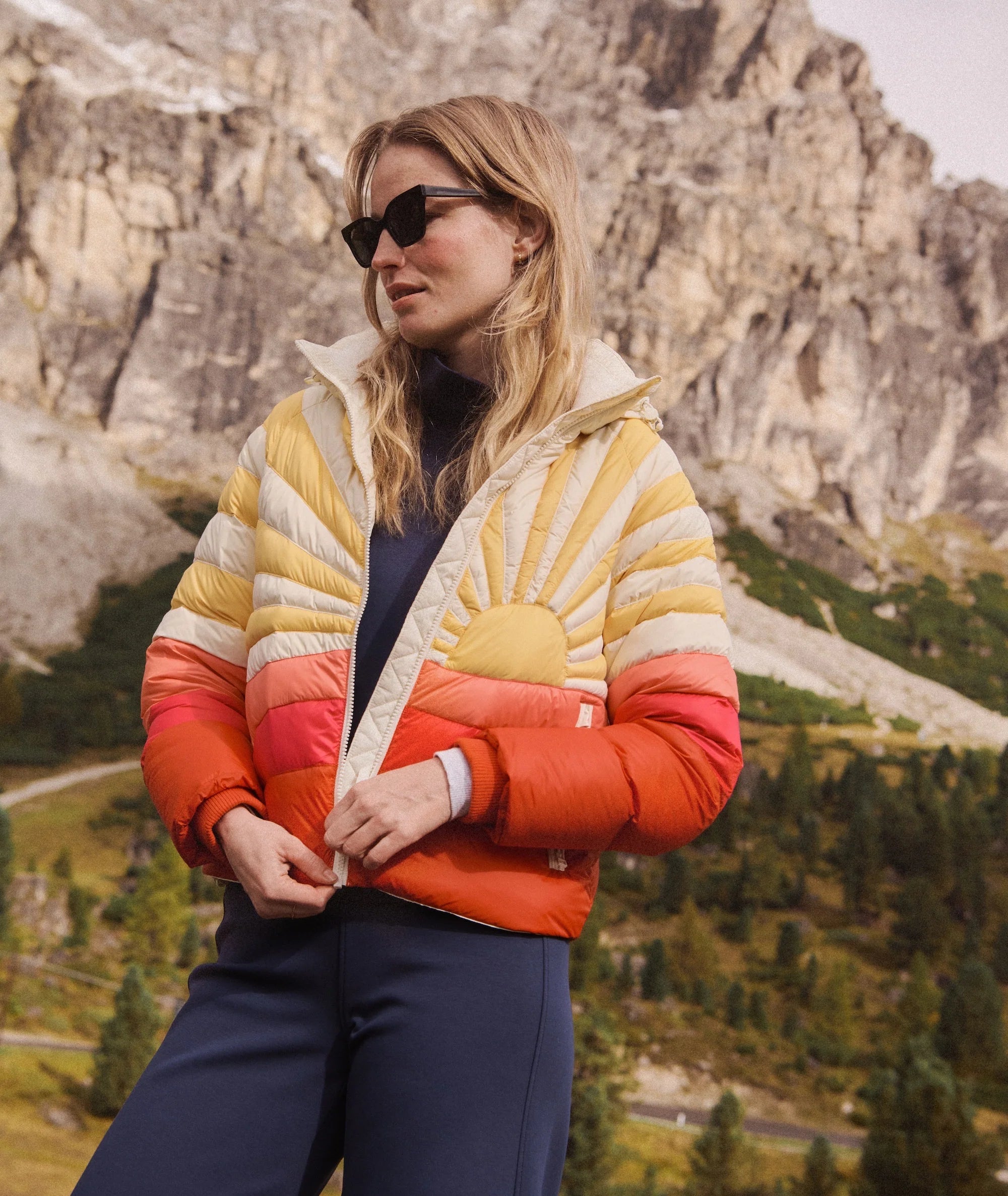 Sunbeam Puffer Jacket - Warm Burst