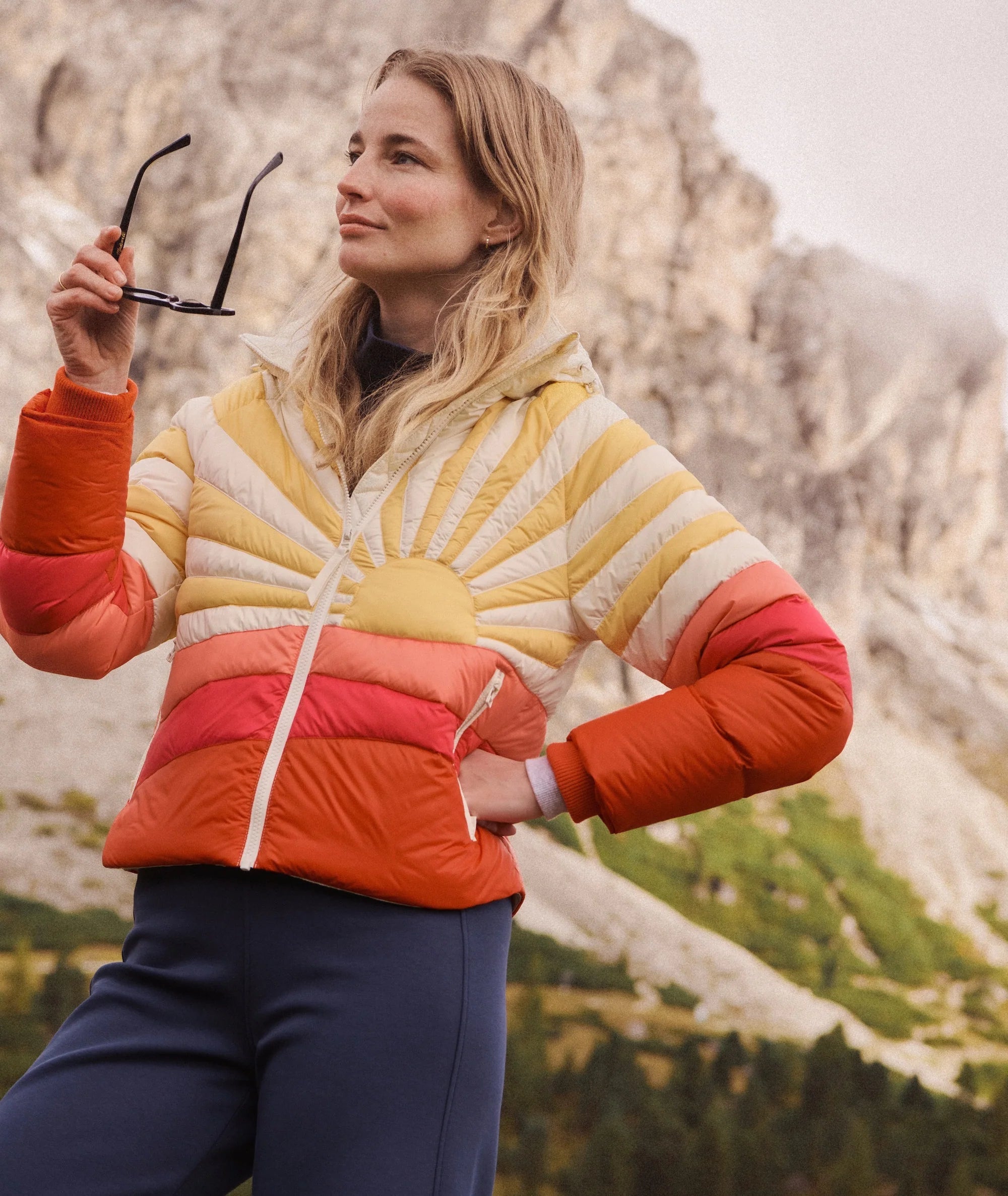 Sunbeam Puffer Jacket - Warm Burst