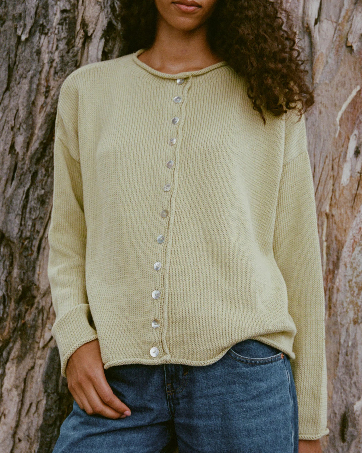 Gemma Cardigan - Fennel