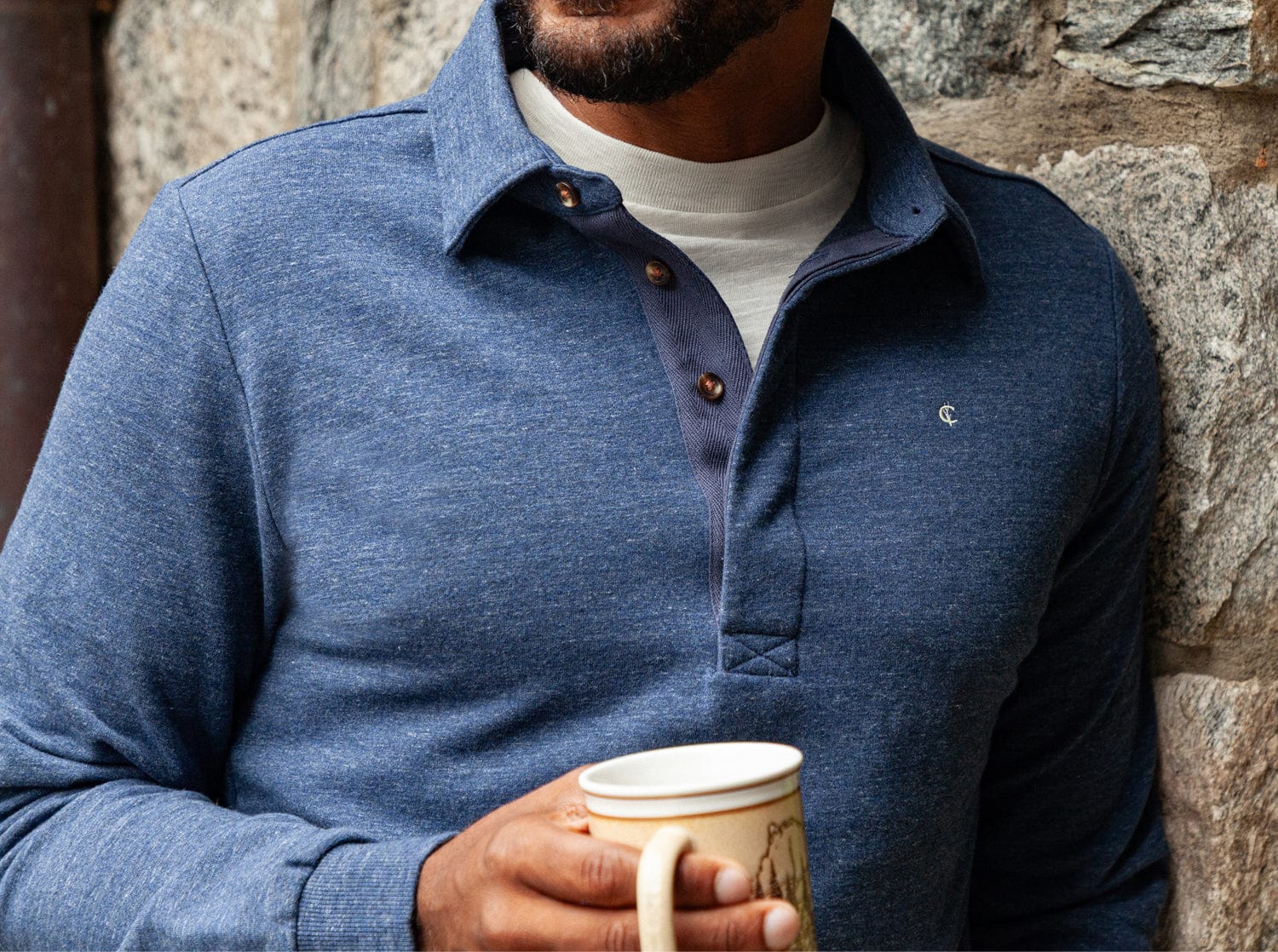 Collared Sweatshirt