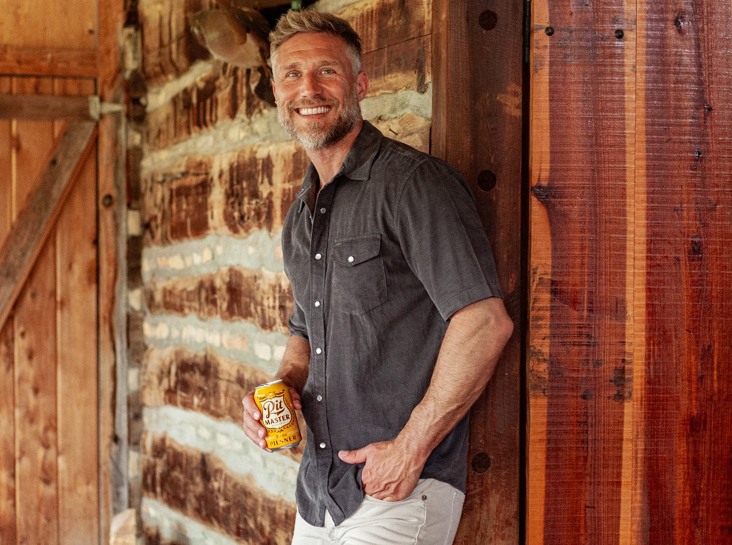 Short Sleeve Corduroy Pearl Snap - Iron Horse