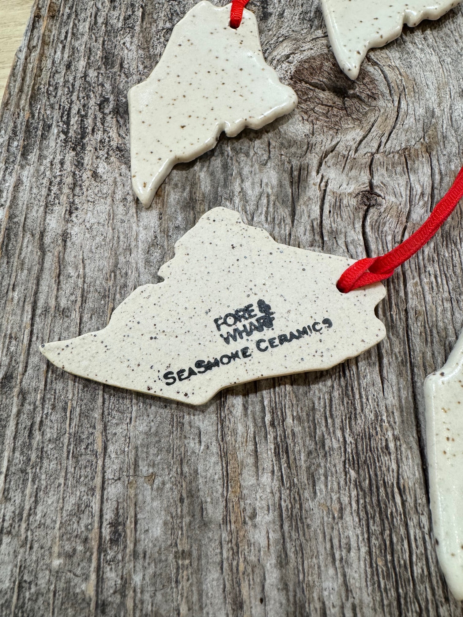 Handmade "Maine" Ornament Winter25