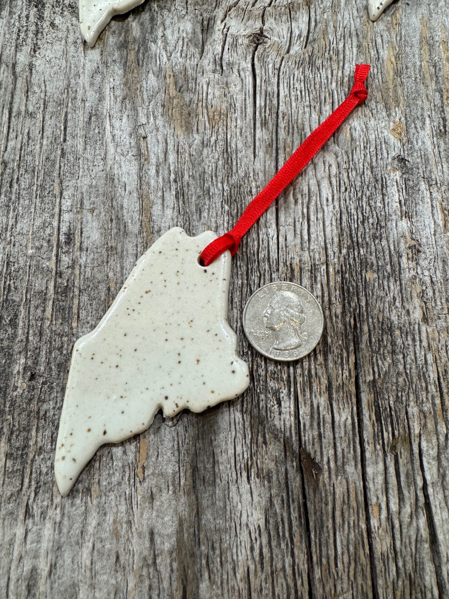 Handmade "Maine" Ornament Winter25