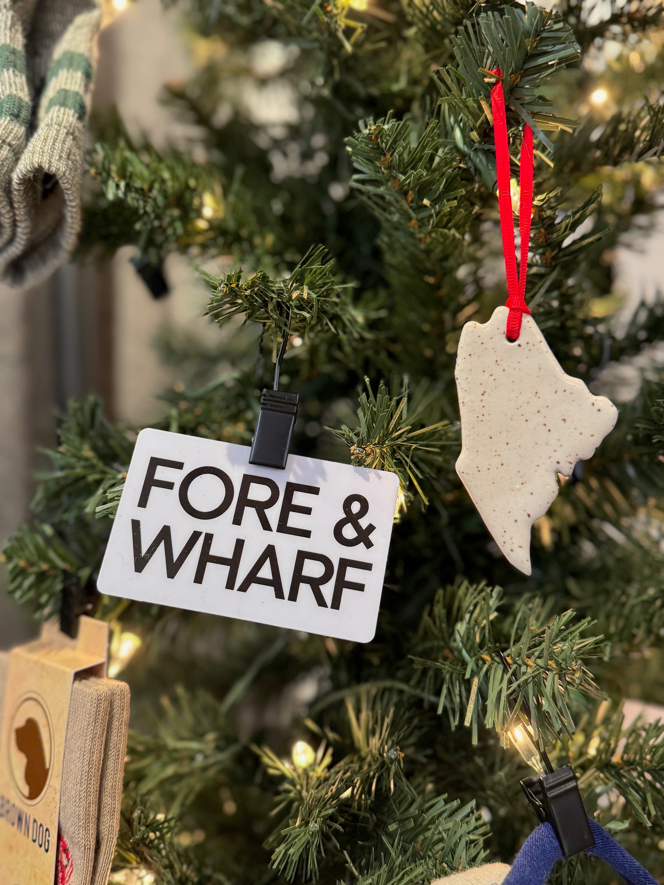Handmade "Maine" Ornament Winter25