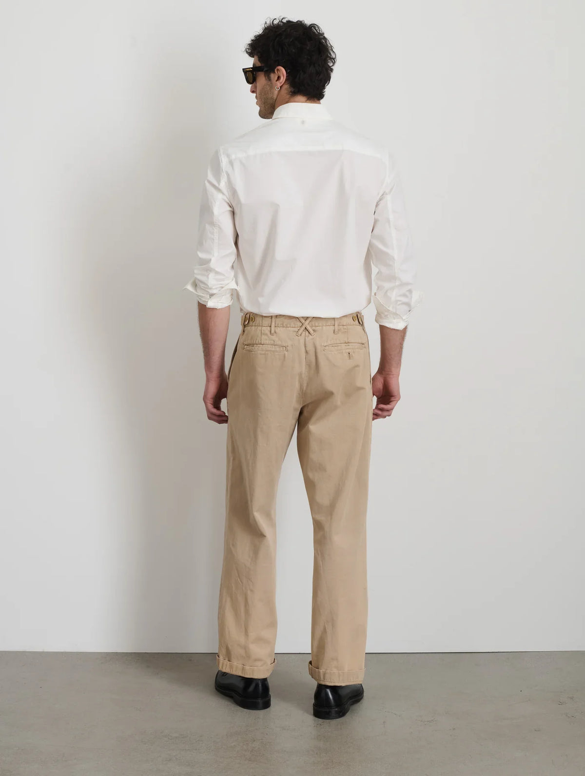 Mill Shirt in Paper Poplin - White